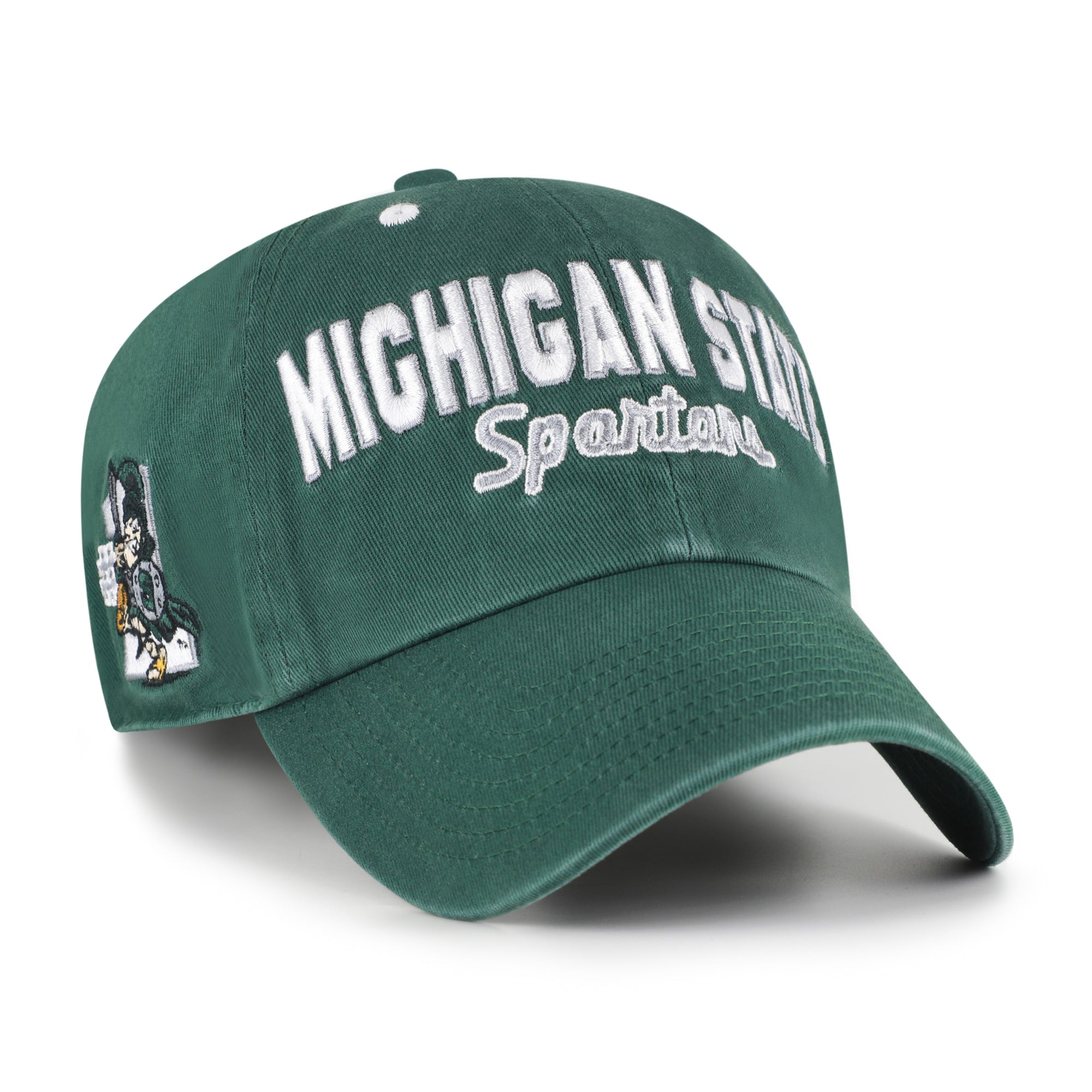 MICHIGAN STATE SPARTANS VINTAGE MASCOT MANIA '47 CLEAN UP