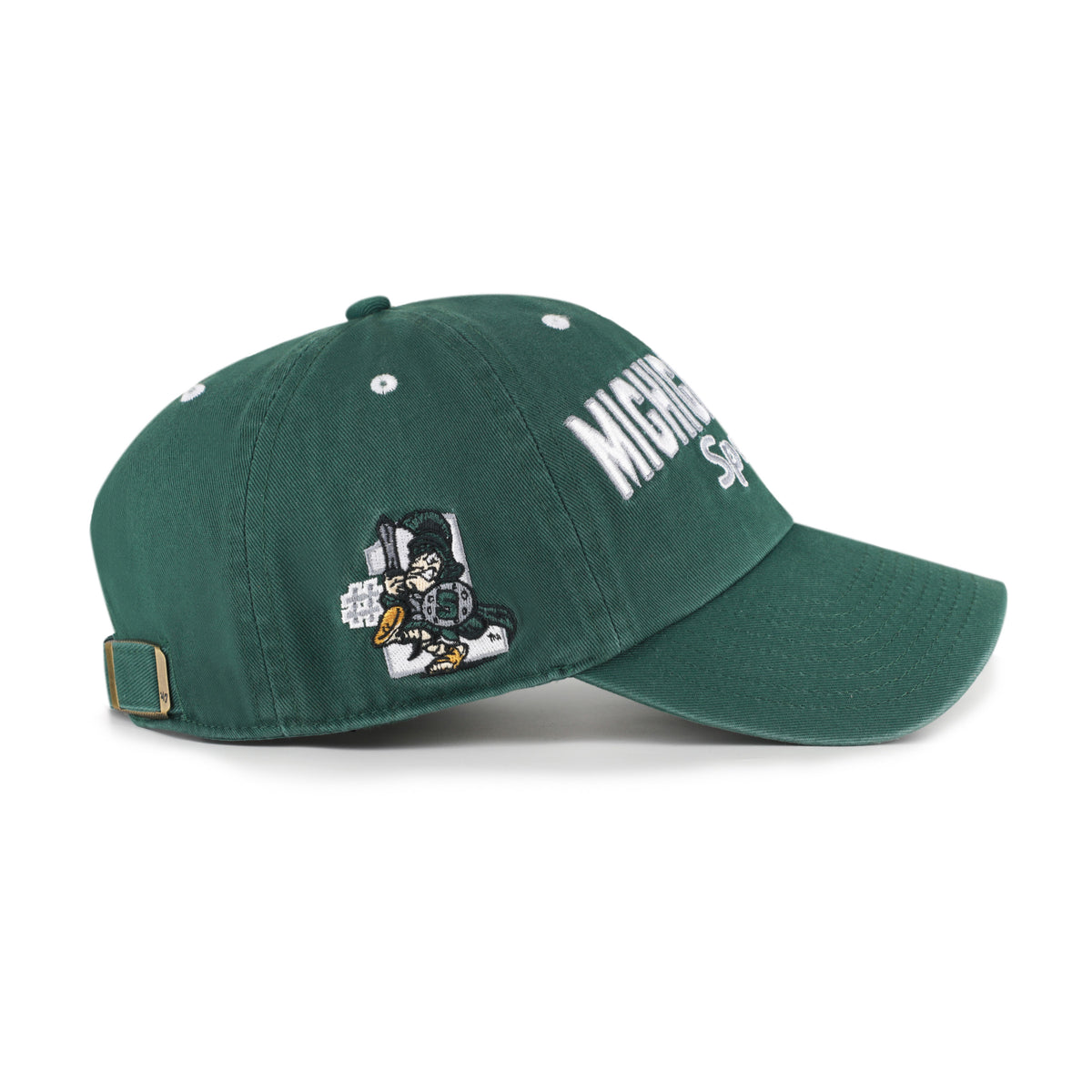 MICHIGAN STATE SPARTANS VINTAGE MASCOT MANIA '47 CLEAN UP