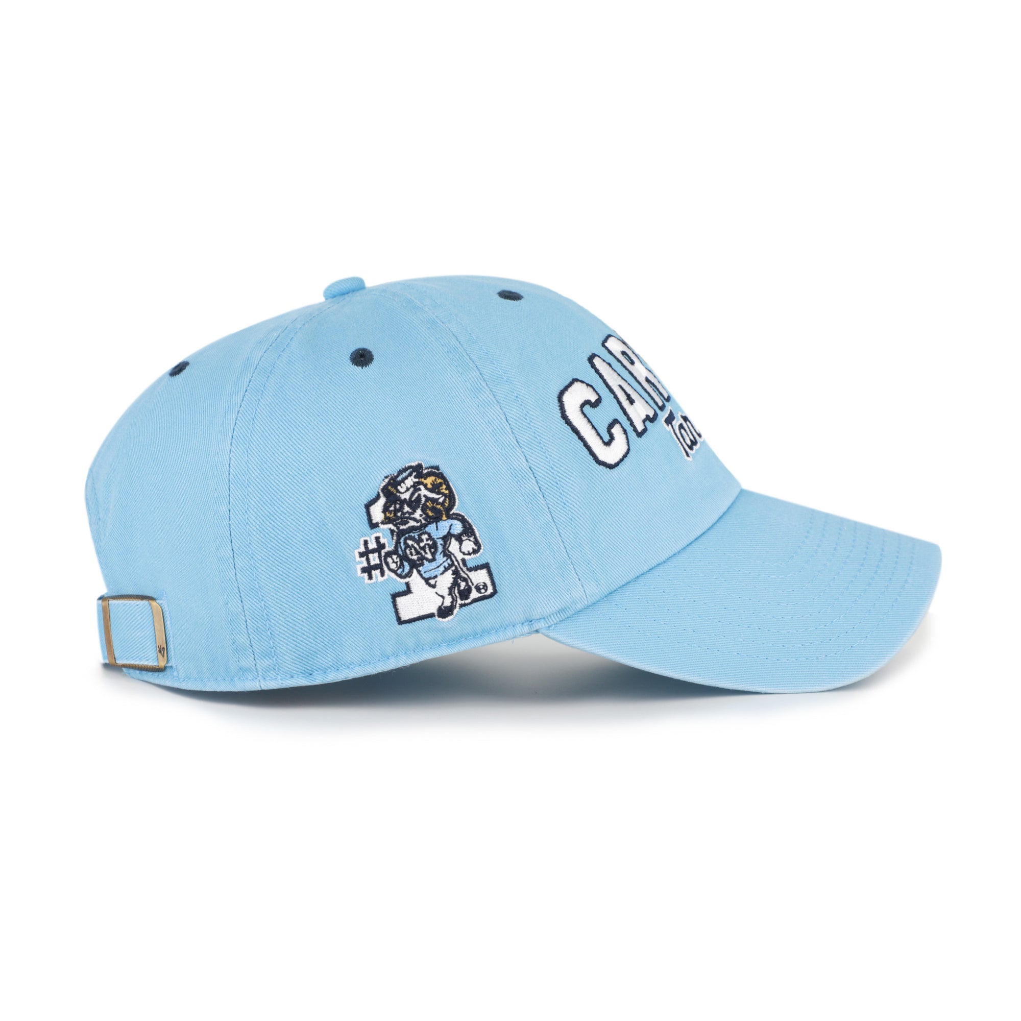NORTH CAROLINA TAR HEELS UNC VINTAGE MASCOT MANIA '47 CLEAN UP