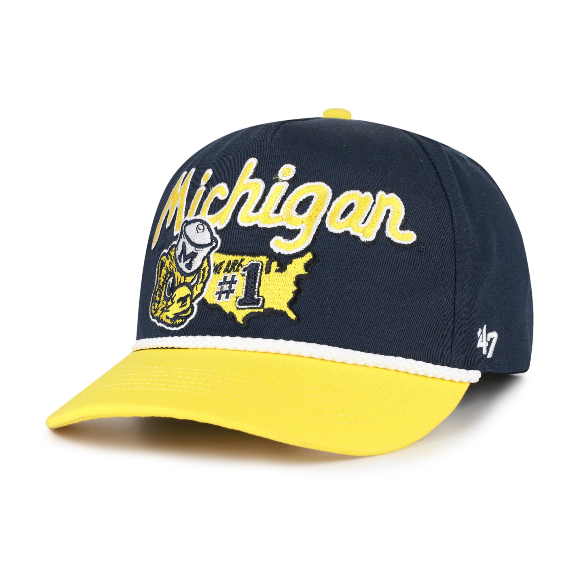 MICHIGAN WOLVERINES VINTAGE MASCOT MANIA '47 HITCH