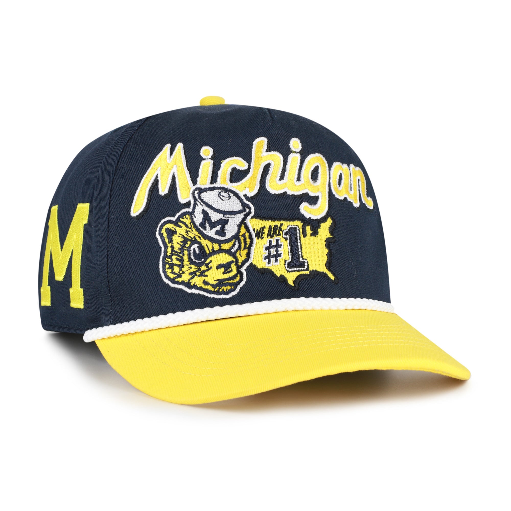 MICHIGAN WOLVERINES VINTAGE MASCOT MANIA '47 HITCH