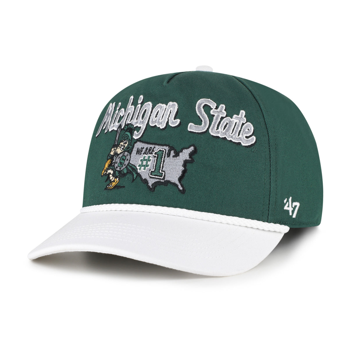 MICHIGAN STATE SPARTANS VINTAGE MASCOT MANIA '47 HITCH