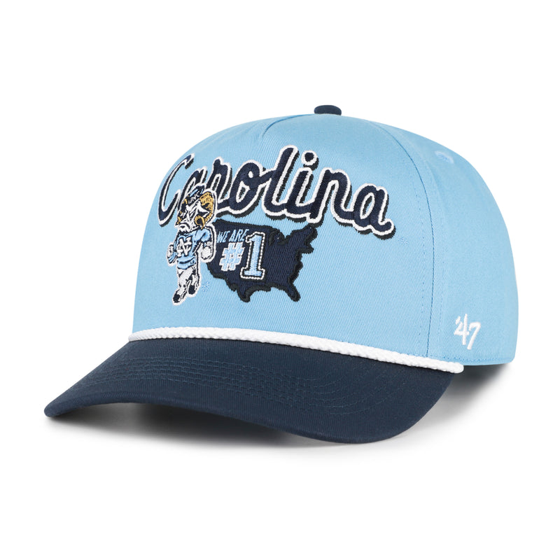 NORTH CAROLINA TAR HEELS UNC VINTAGE MASCOT MANIA '47 HITCH