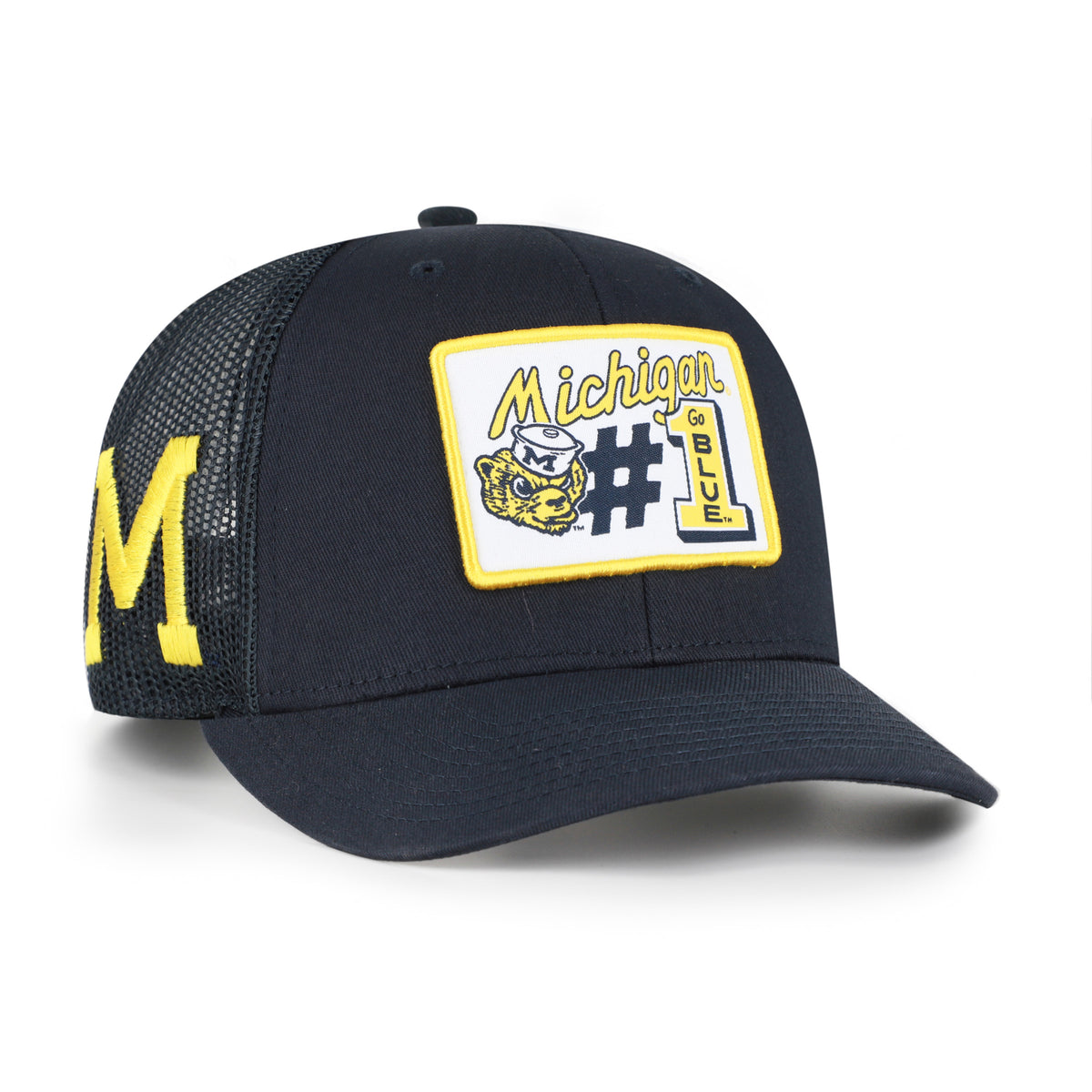 MICHIGAN WOLVERINES VINTAGE MASCOT MANIA '47 TRUCKER