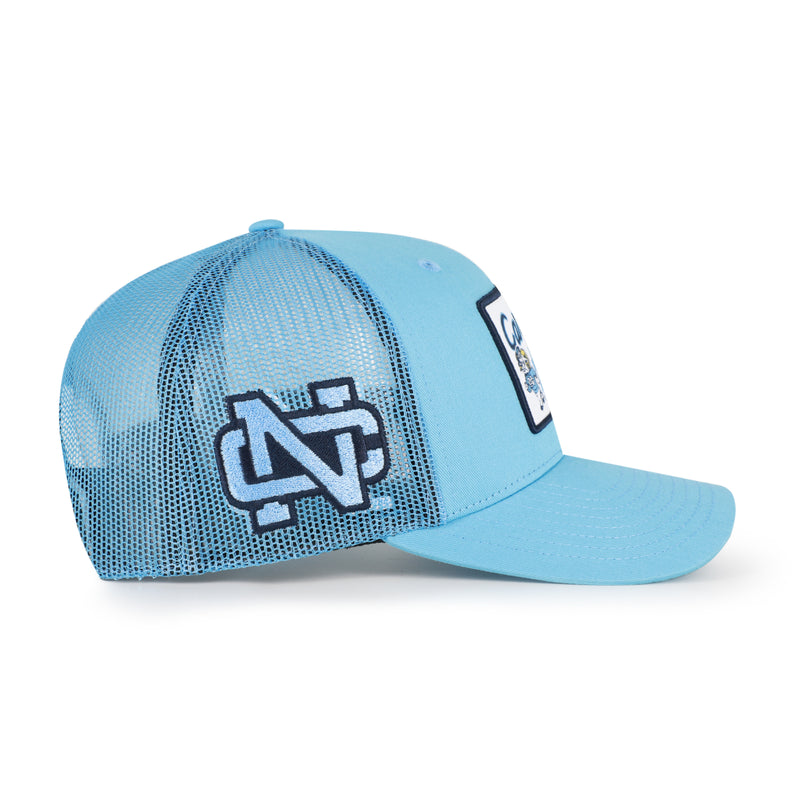 NORTH CAROLINA TAR HEELS UNC VINTAGE MASCOT MANIA '47 TRUCKER