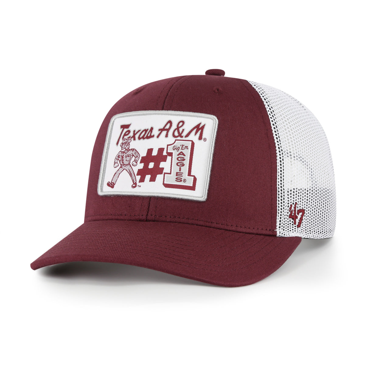 TEXAS A&M AGGIES VINTAGE MASCOT MANIA '47 TRUCKER