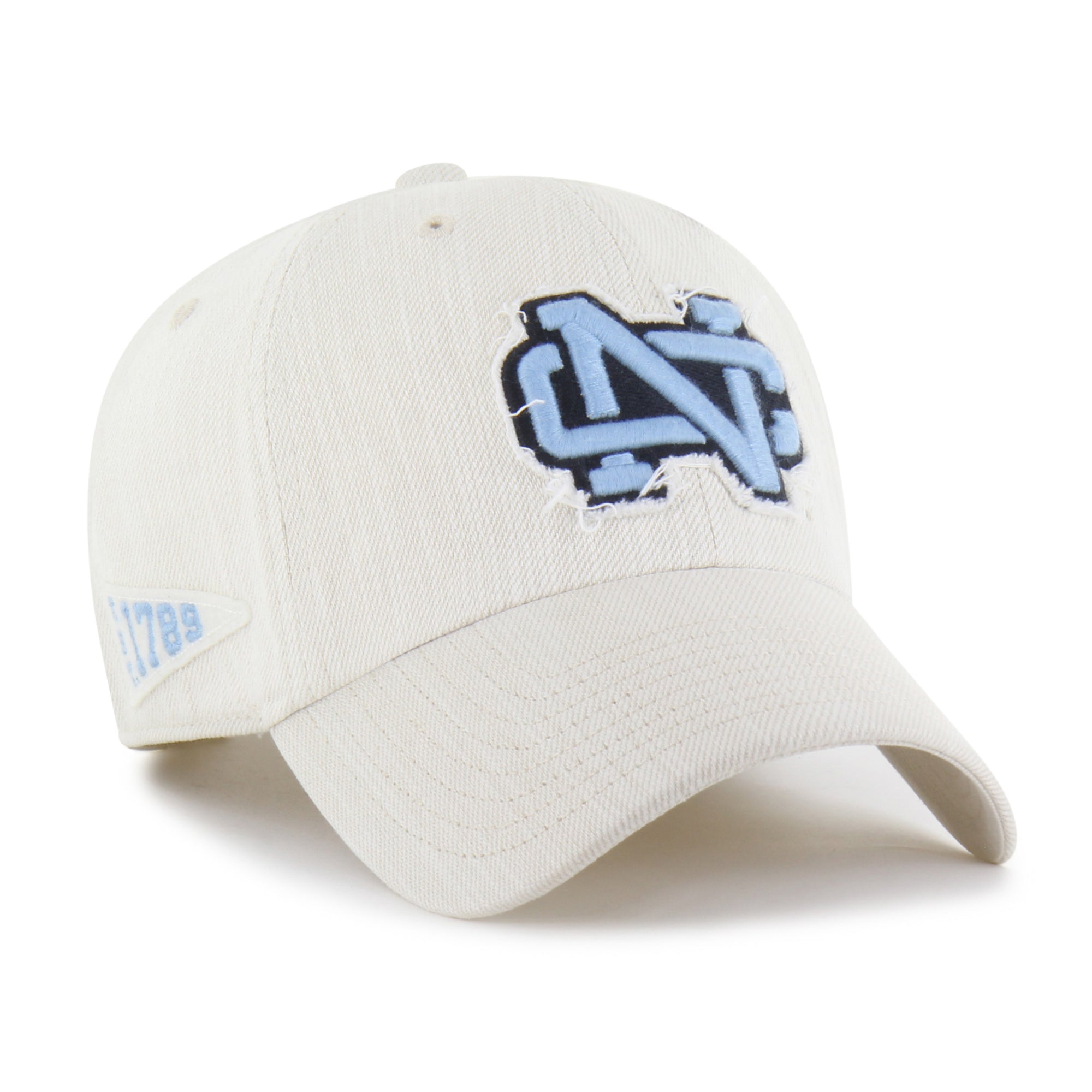 NORTH CAROLINA TAR HEELS UNC VINATGE SLUB TWILL '47 CLEAN UP