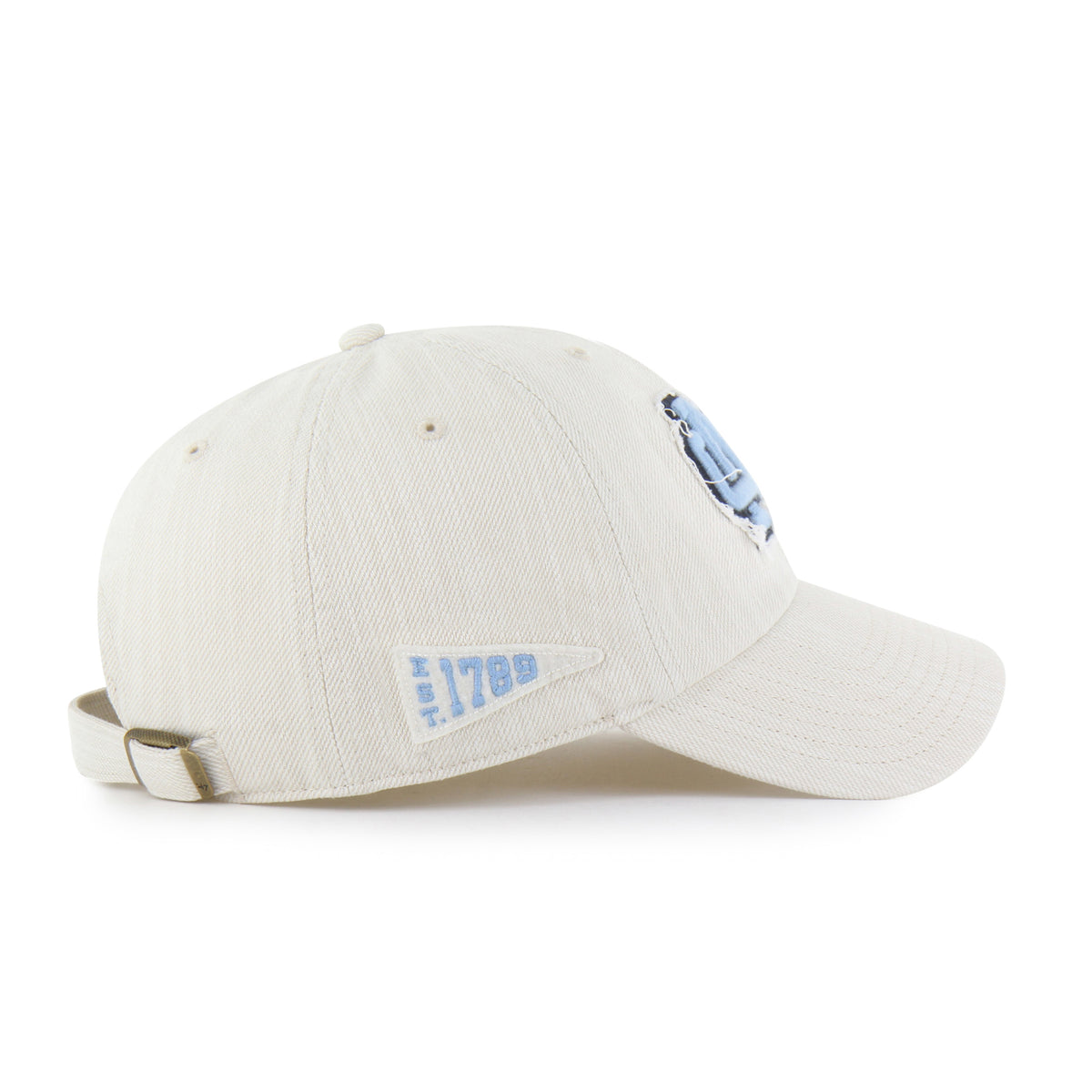 NORTH CAROLINA TAR HEELS UNC VINATGE SLUB TWILL '47 CLEAN UP