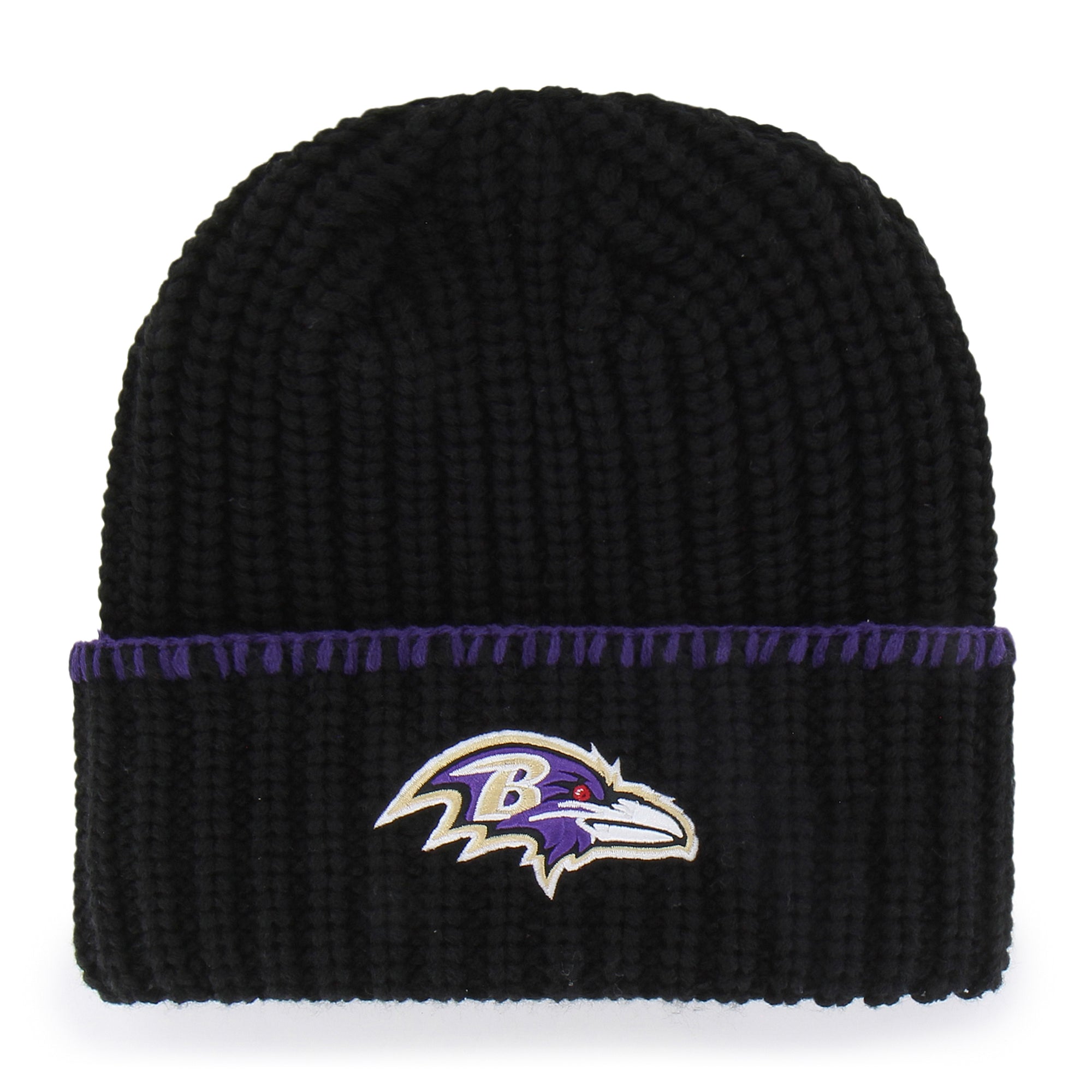 BALTIMORE RAVENS BLANKET STITCH '47 WOMEN'S CUFF KNIT
