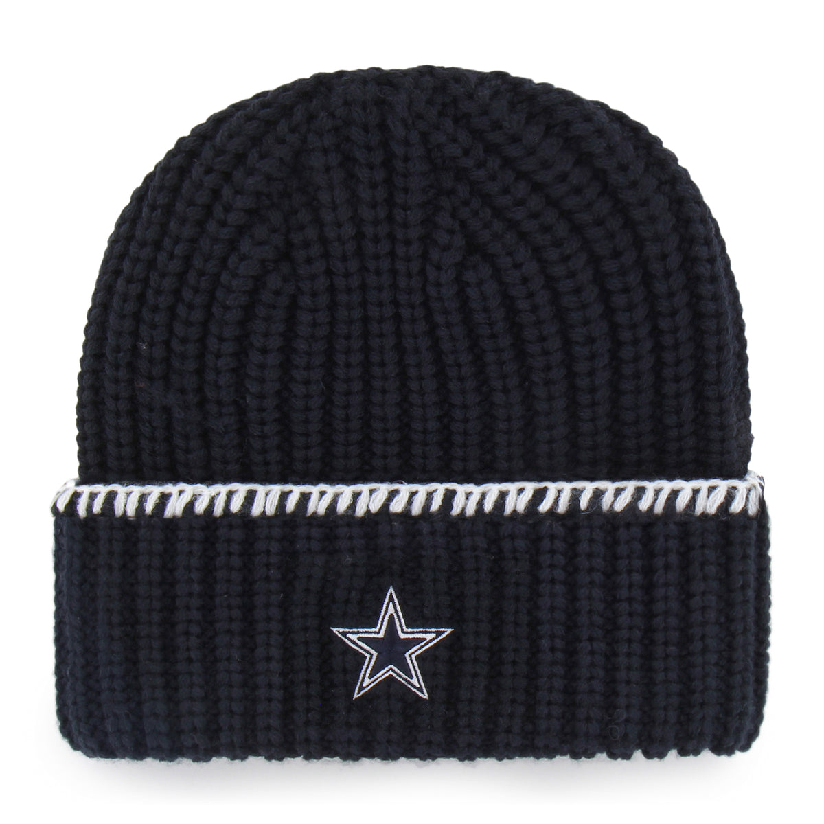 DALLAS COWBOYS BLANKET STITCH 47 CUFF KNIT