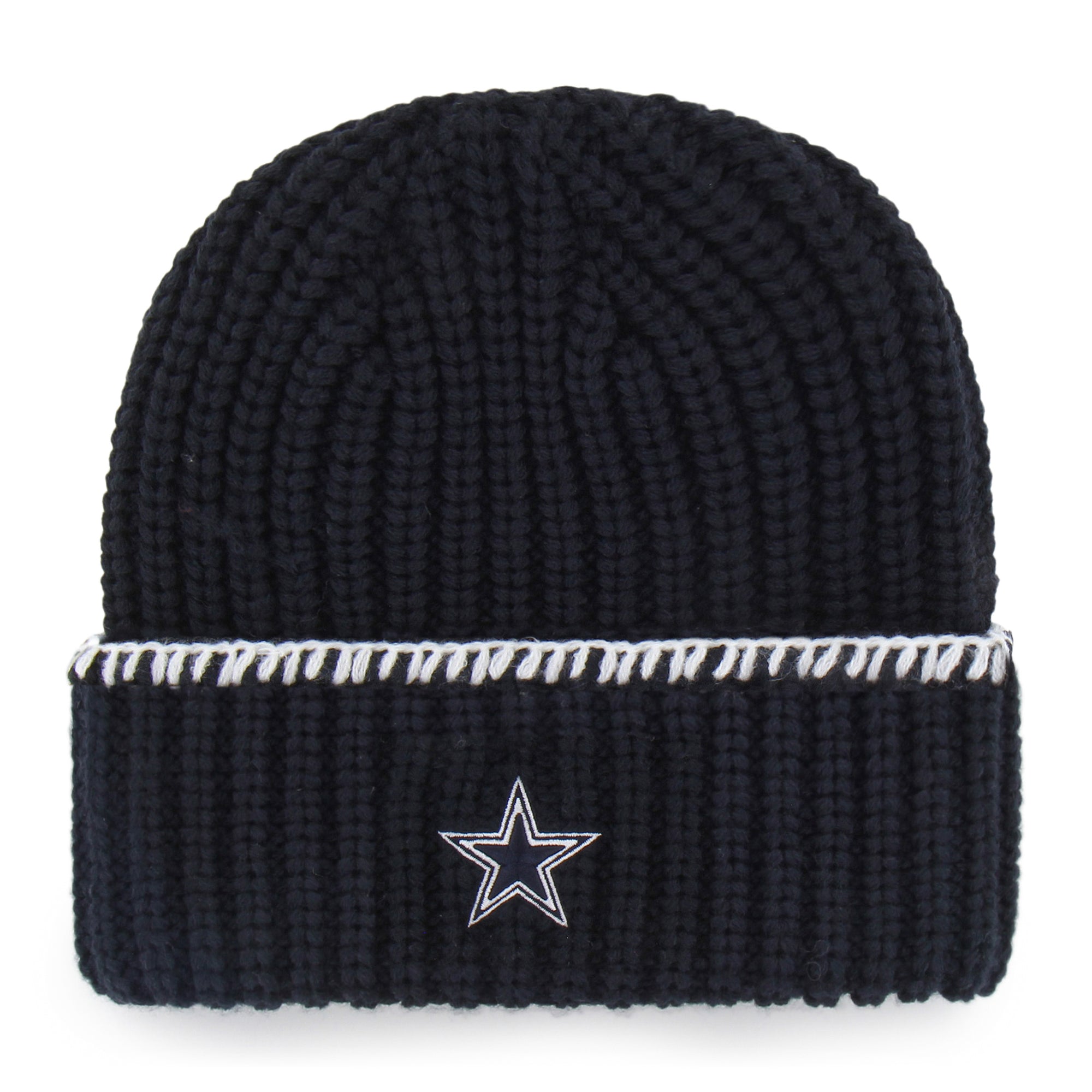 DALLAS COWBOYS BLANKET STITCH 47 CUFF KNIT