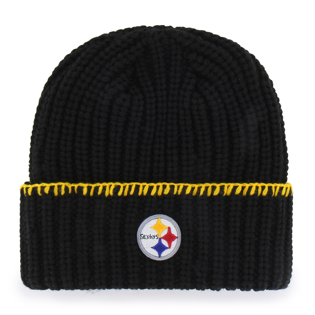 PITTSBURGH STEELERS BLANKET STITCH '47 WOMEN'S CUFF KNIT