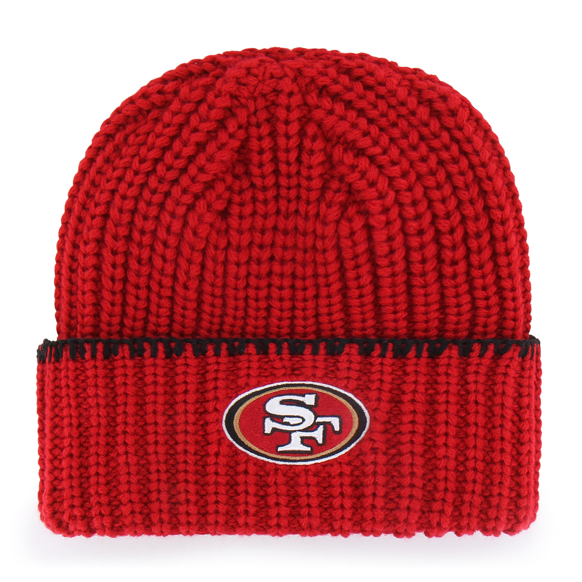 SAN FRANCISCO 49ERS BLANKET STITCH '47 WOMEN'S CUFF KNIT