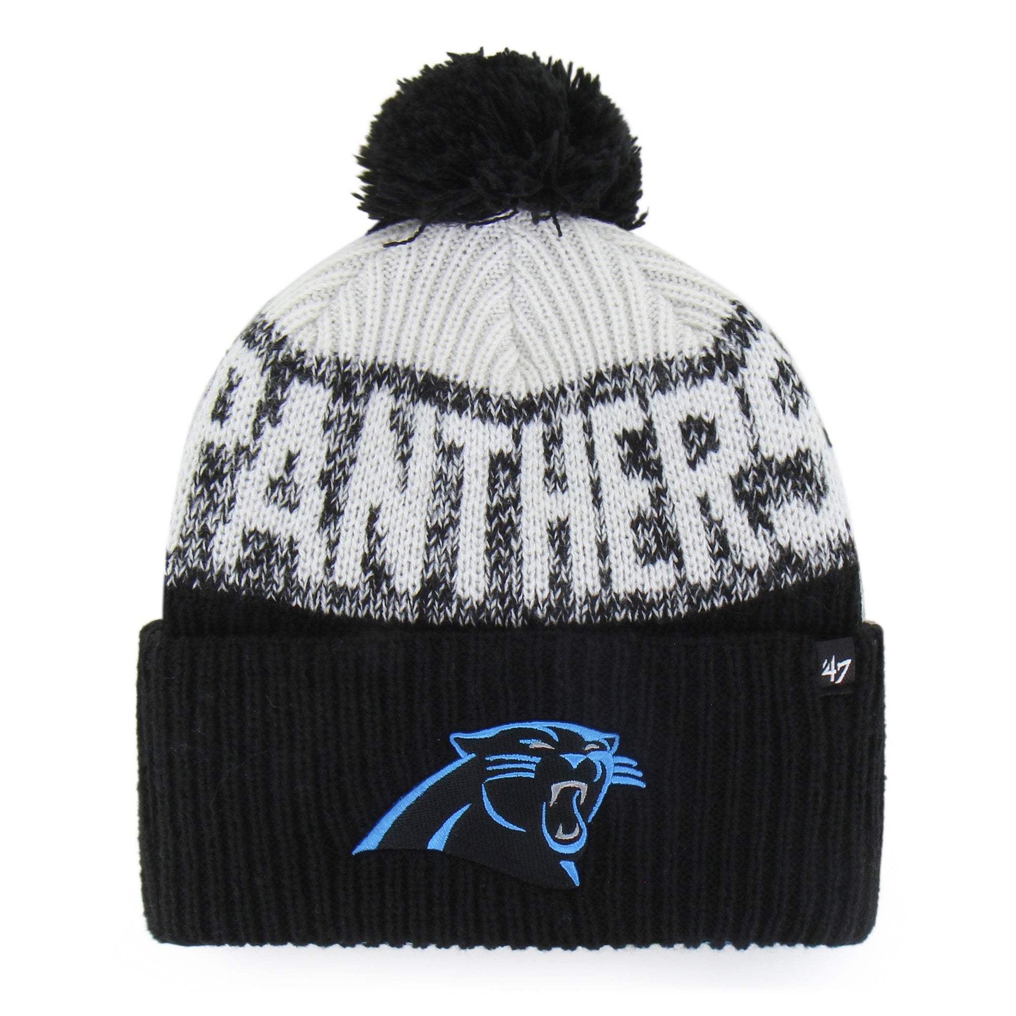 Carolina Panthers Bone Chill '47 Cuff Knit