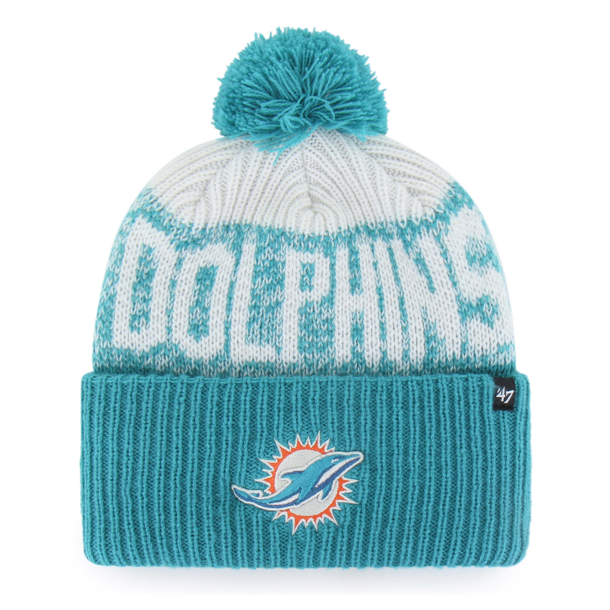 Miami Dolphins Bone Chill '47 Cuff Knit