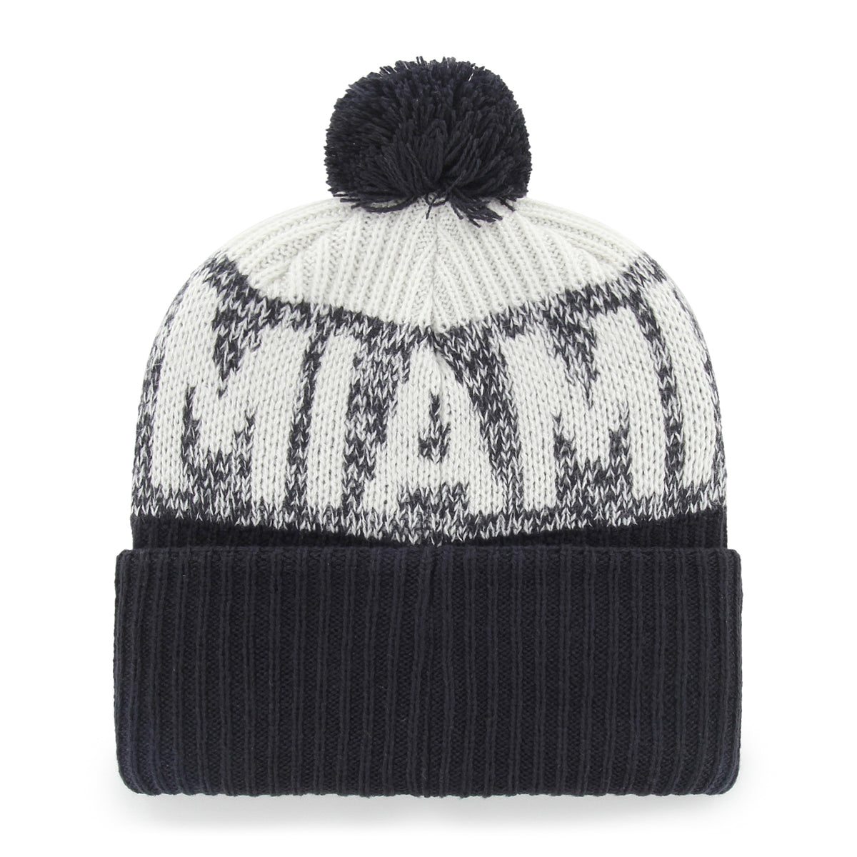 MIAMI DOLPHINS RIVALRY BONE CHILL '47 CUFF KNIT