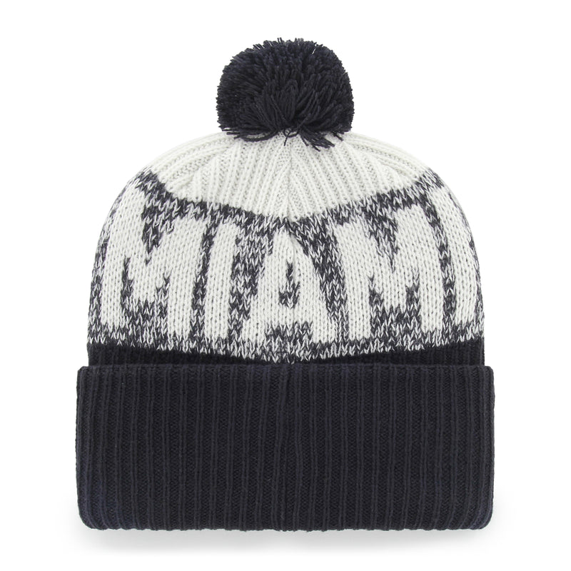 MIAMI DOLPHINS RIVALRY BONE CHILL '47 CUFF KNIT