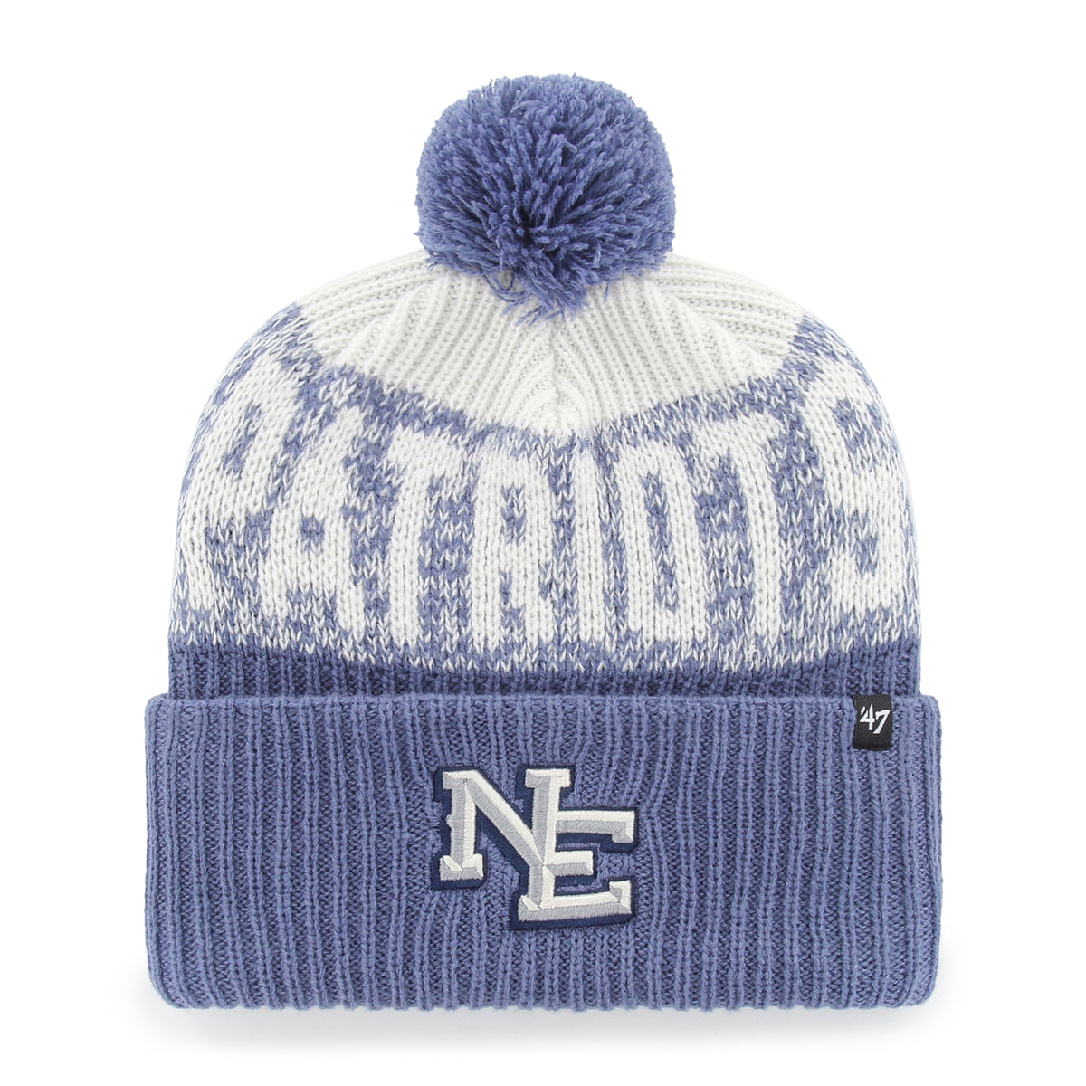 NEW ENGLAND PATRIOTS RIVALRY BONE CHILL '47 CUFF KNIT