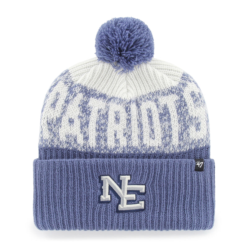 NEW ENGLAND PATRIOTS RIVALRY BONE CHILL '47 CUFF KNIT