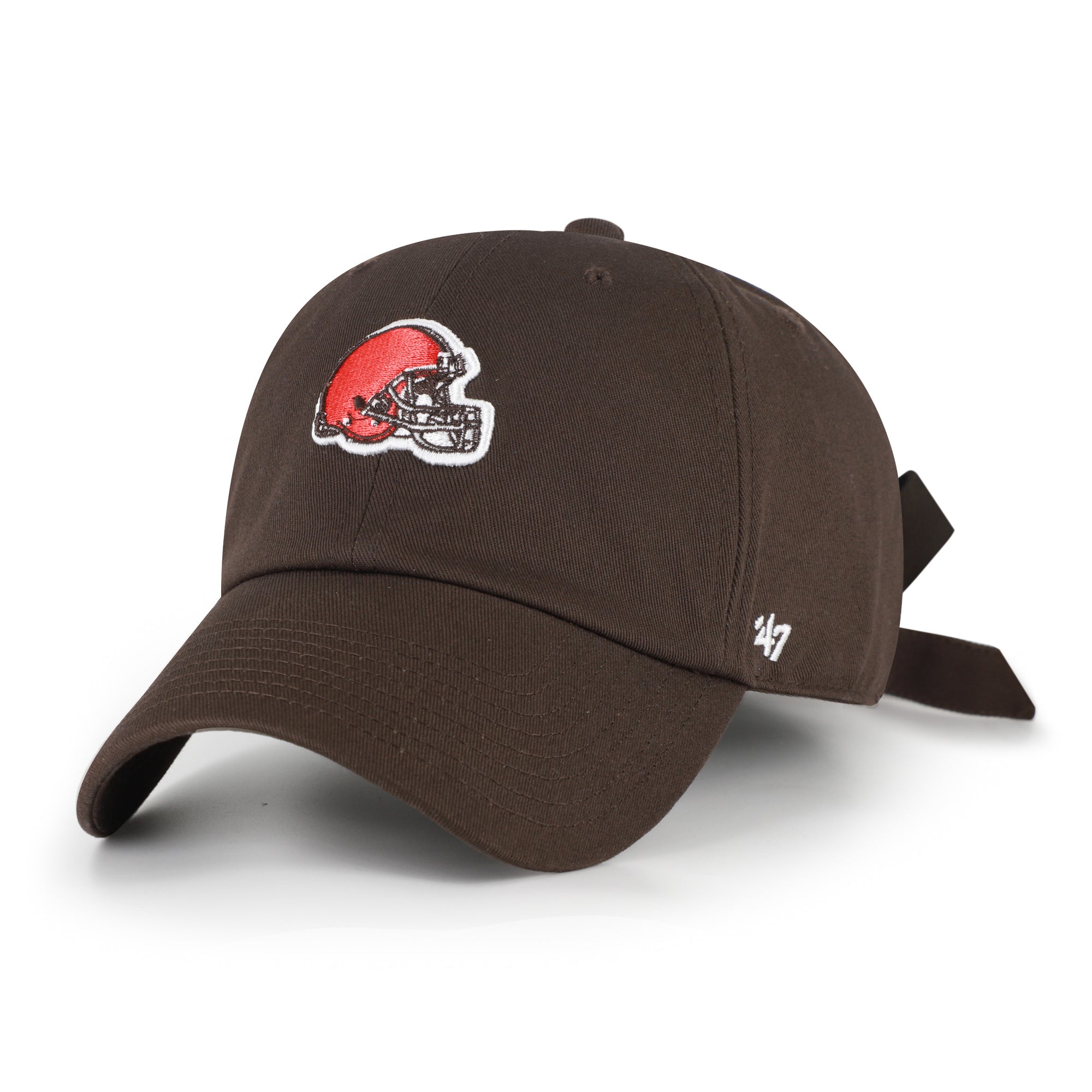 CLEVELAND BROWNS BOW BACK 47 CLEAN UP