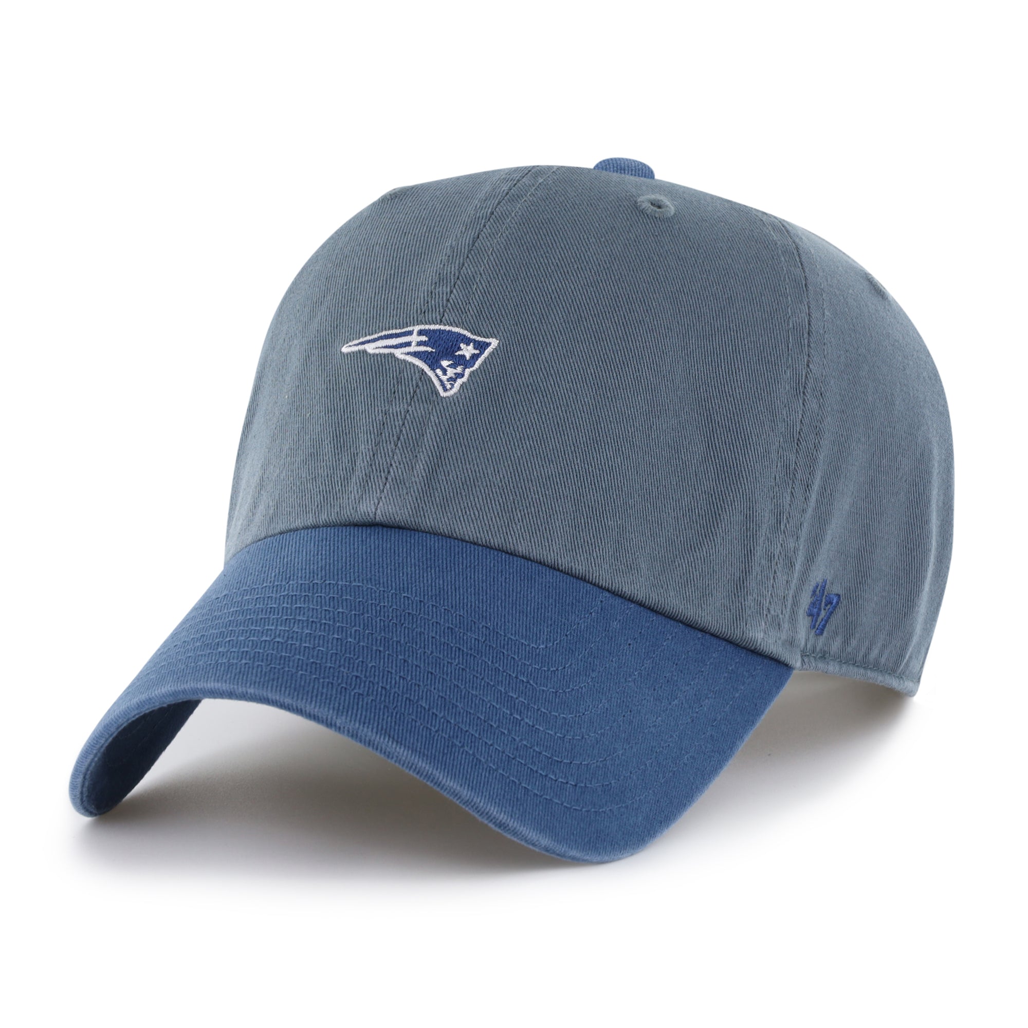 NEW ENGLAND PATRIOTS BASE RUNNER SCRIPT TWO TONE '47 CLEAN UP