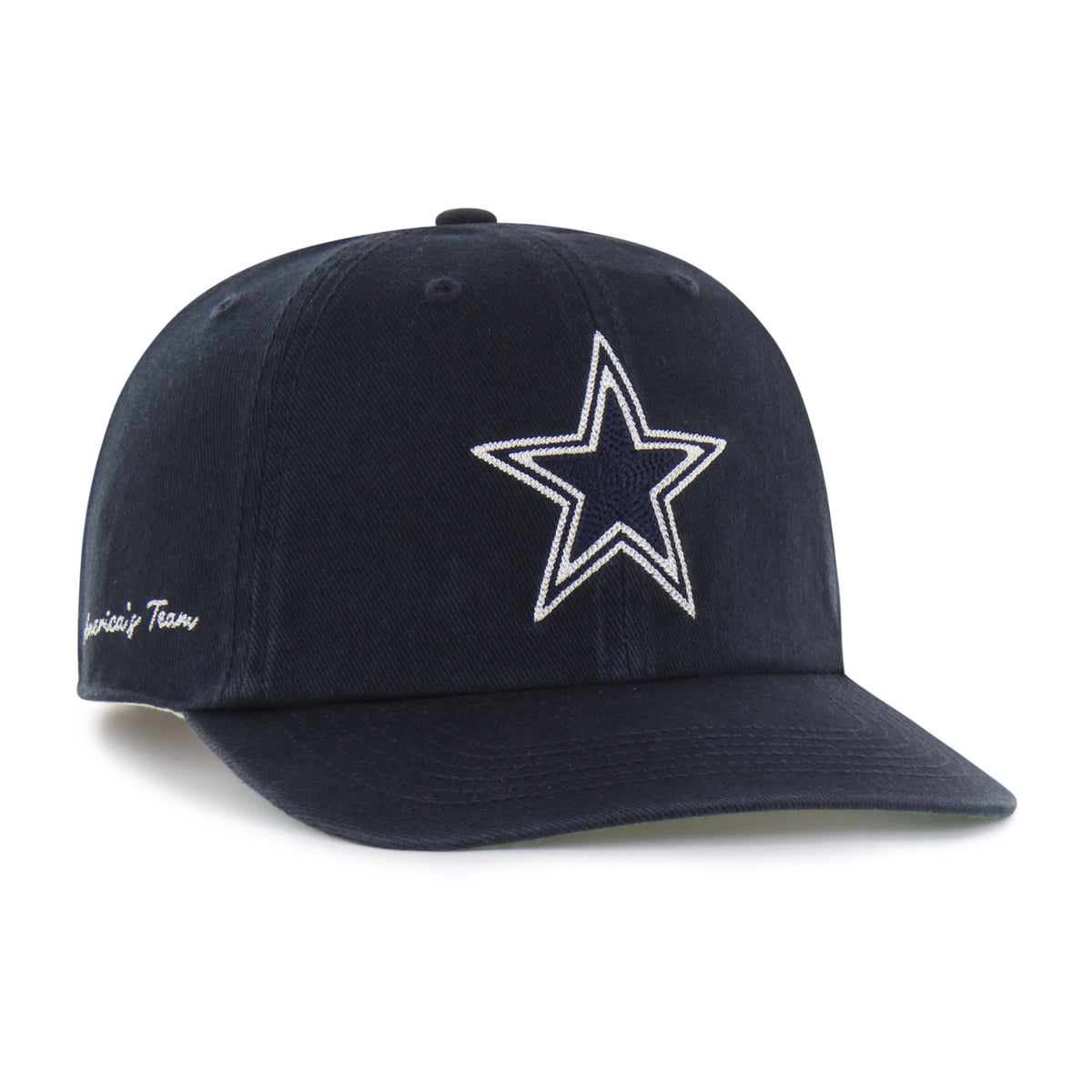 DALLAS COWBOYS CHAIN SIDE STITCH '47 CLEAN UP FLAT BRIM