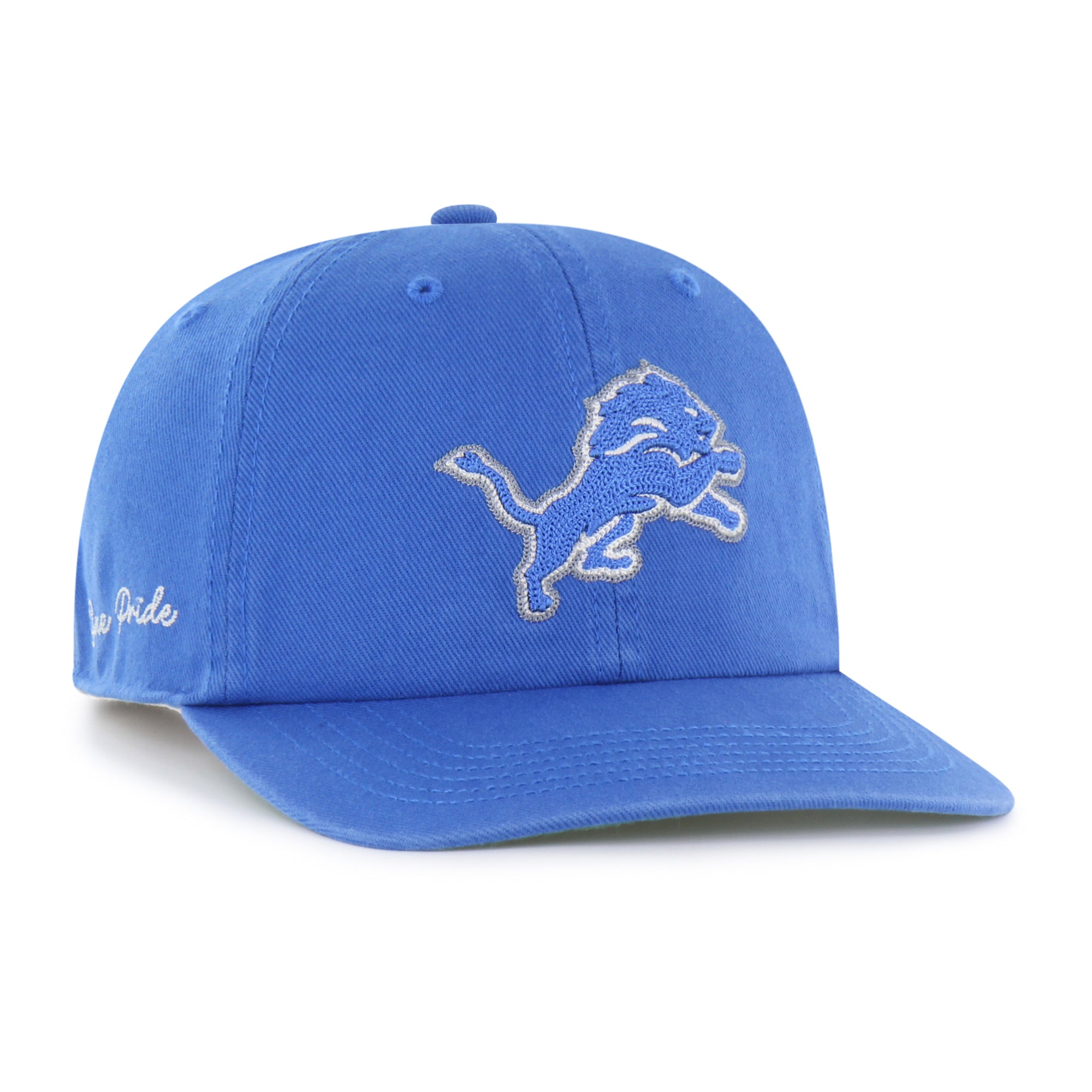 DETROIT LIONS CHAIN SIDE STITCH '47 CLEAN UP FLAT BRIM