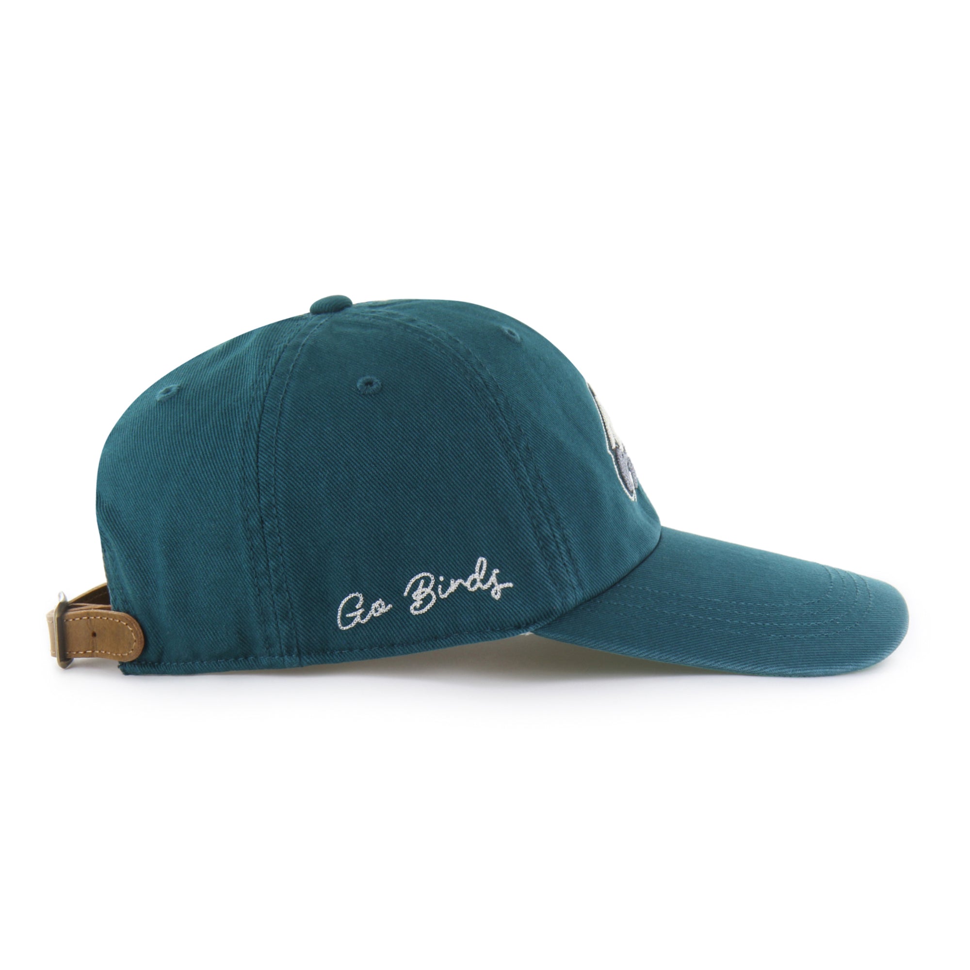 PHILADELPHIA EAGLES CHAIN SIDE STITCH '47 CLEAN UP LONG VISOR