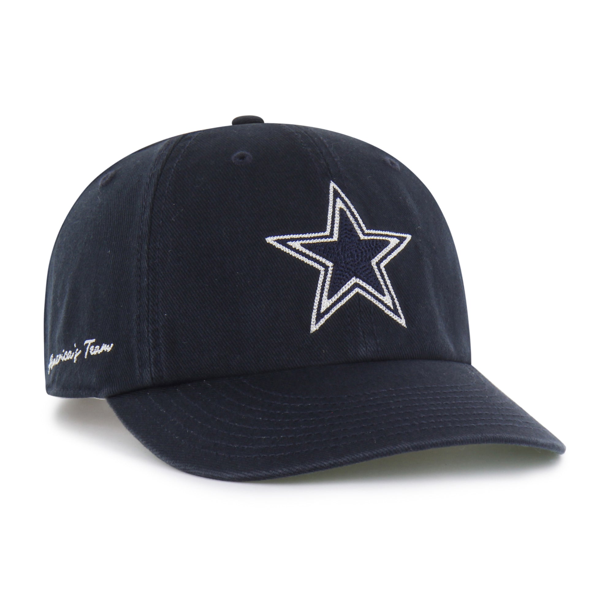 DALLAS COWBOYS CHAIN SIDE STITCH '47 CLEAN UP ROUND VISOR