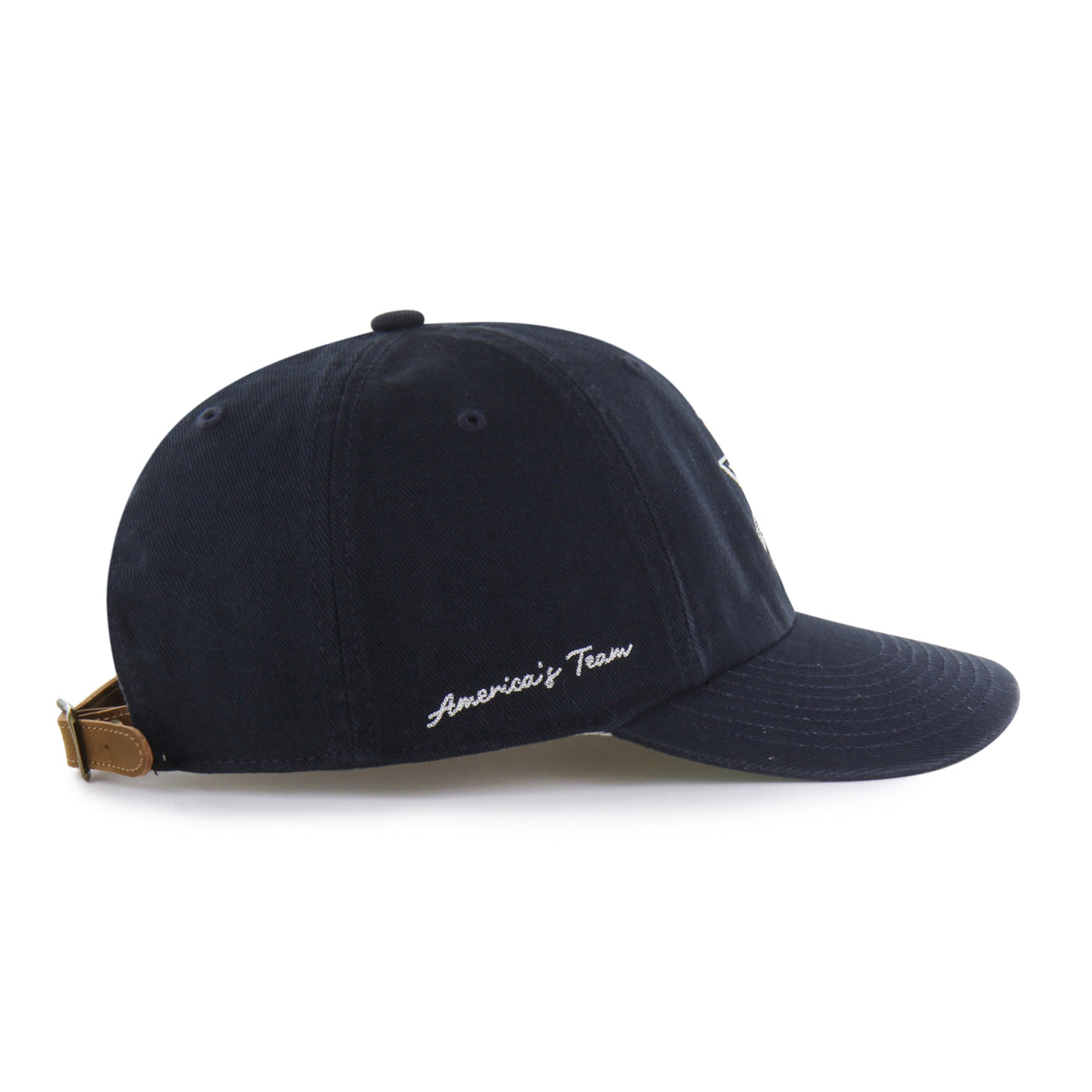 DALLAS COWBOYS CHAIN SIDE STITCH '47 CLEAN UP ROUND VISOR