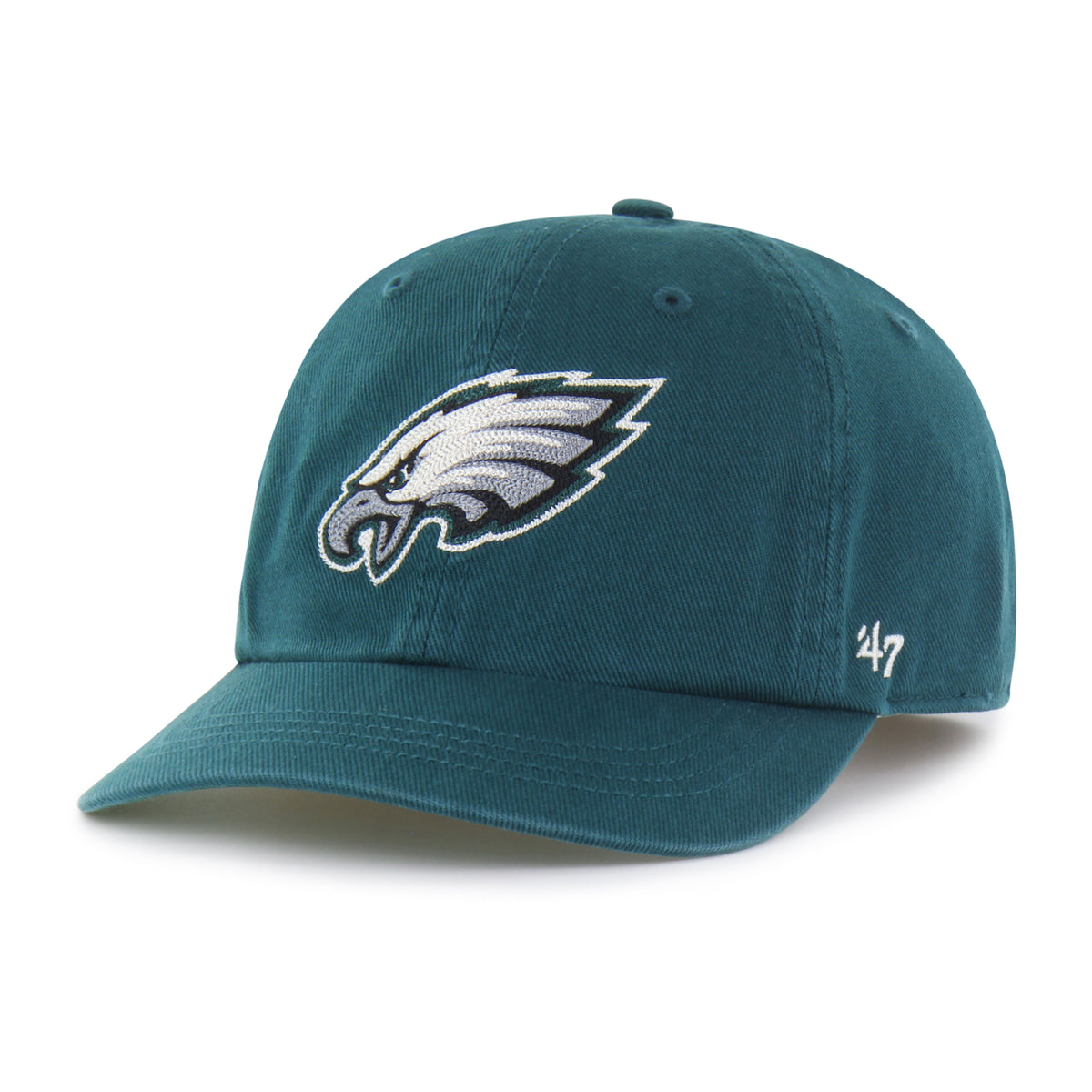 PHILADELPHIA EAGLES CHAIN SIDE STITCH '47 CLEAN UP SHORT VISOR