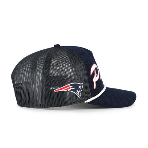 NEW ENGLAND PATRIOTS DOUBLE HEADER MESH '47 HITCH RF RELAXED FIT