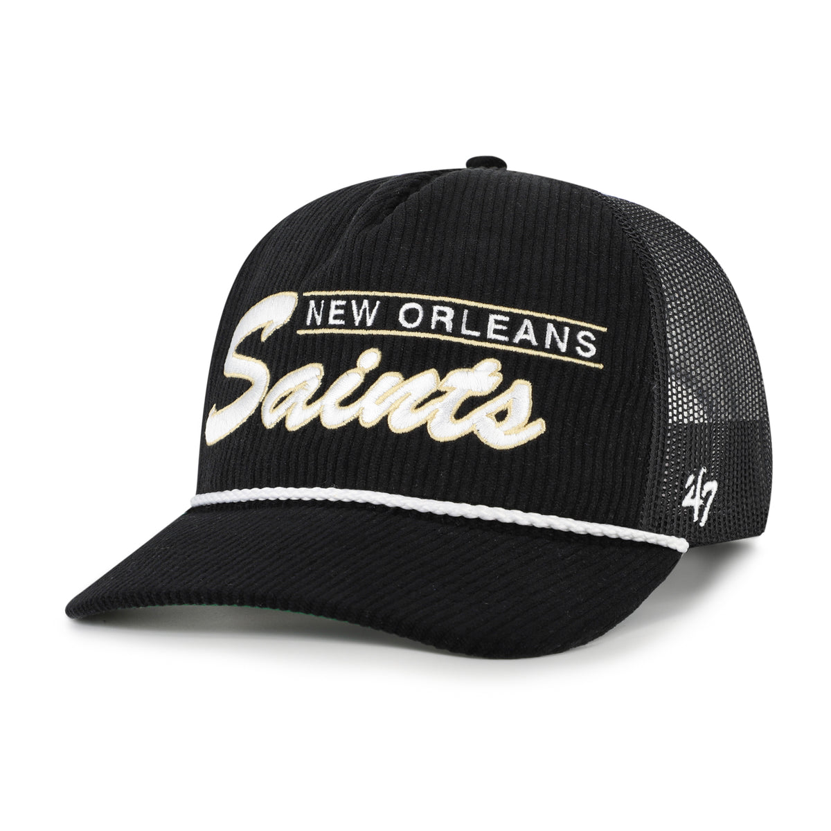 NEW ORLEANS SAINTS DOUBLE HEADER MESH '47 HITCH RF RELAXED FIT