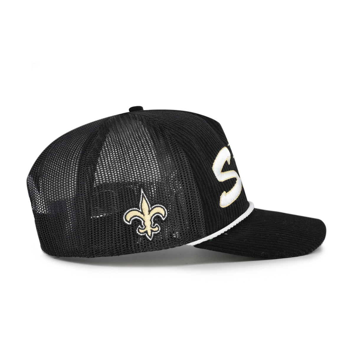 NEW ORLEANS SAINTS DOUBLE HEADER MESH '47 HITCH RF RELAXED FIT