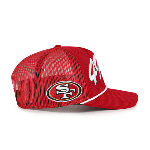 SAN FRANCISCO 49ERS DOUBLE HEADER MESH '47 HITCH RF RELAXED FIT