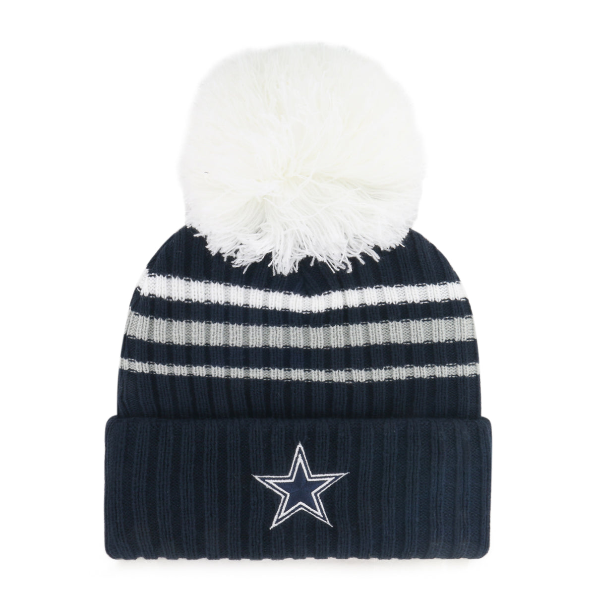 DALLAS COWBOYS FUZZY SCRIPT '47 WOMEN'S CUFF KNIT