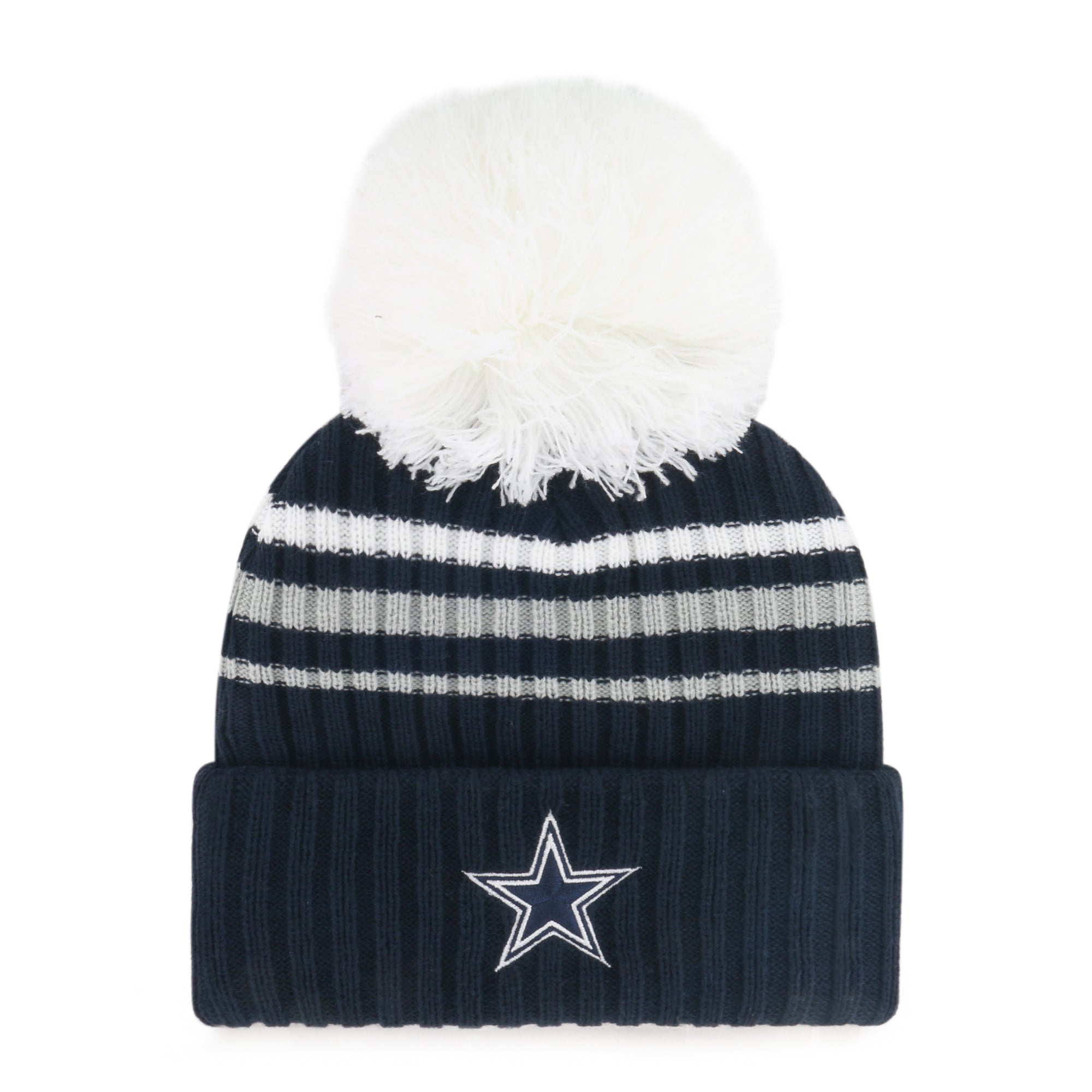 DALLAS COWBOYS FUZZY SCRIPT '47 WOMEN'S CUFF KNIT