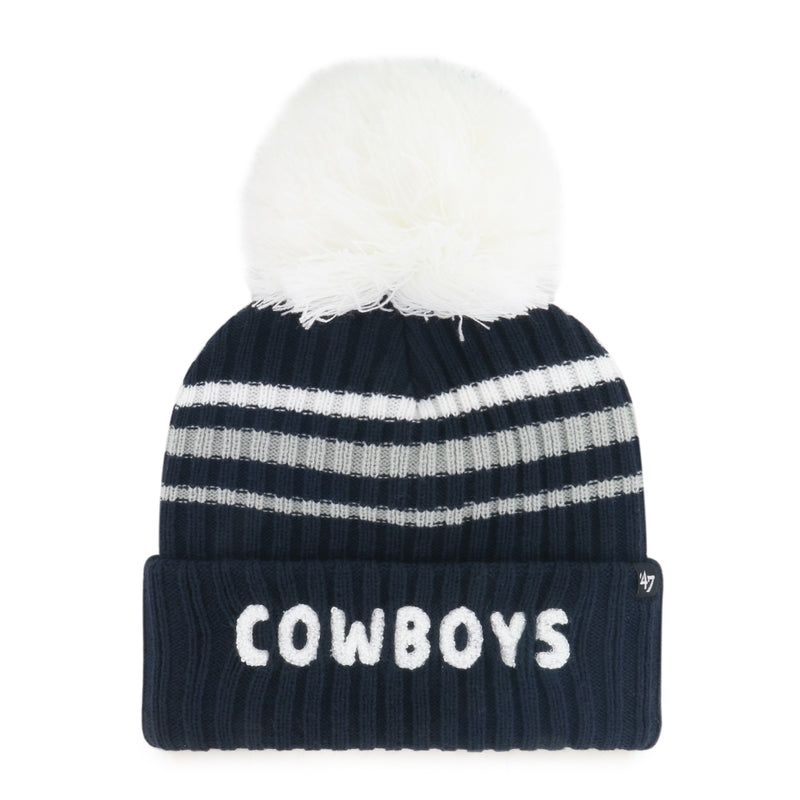 DALLAS COWBOYS FUZZY SCRIPT '47 WOMEN'S CUFF KNIT