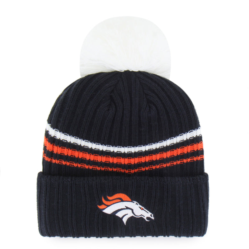 DENVER BRONCOS FUZZY SCRIPT '47 CUFF KNIT WOMEN