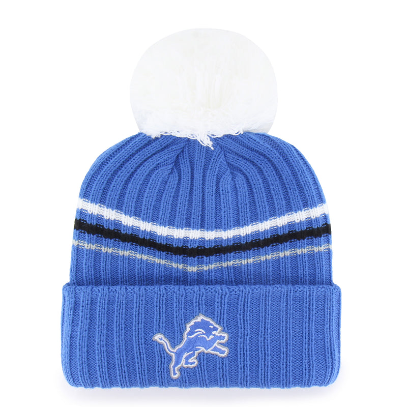 DETROIT LIONS FUZZY SCRIPT '47 WOMEN'S CUFF KNIT
