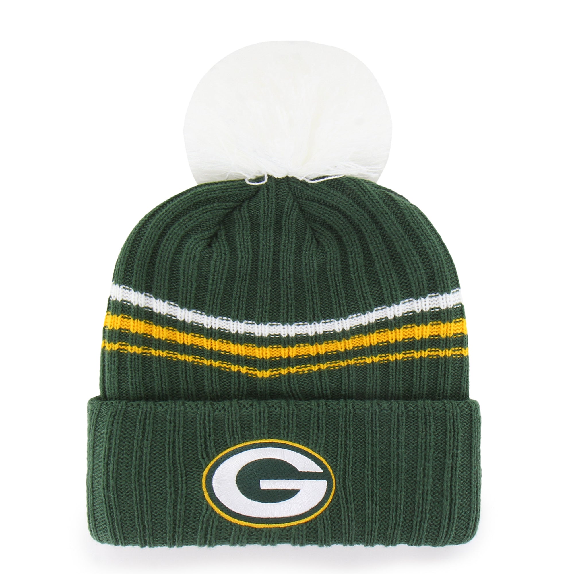 GREEN BAY PACKERS FUZZY SCRIPT '47 WOMEN'S CUFF KNIT