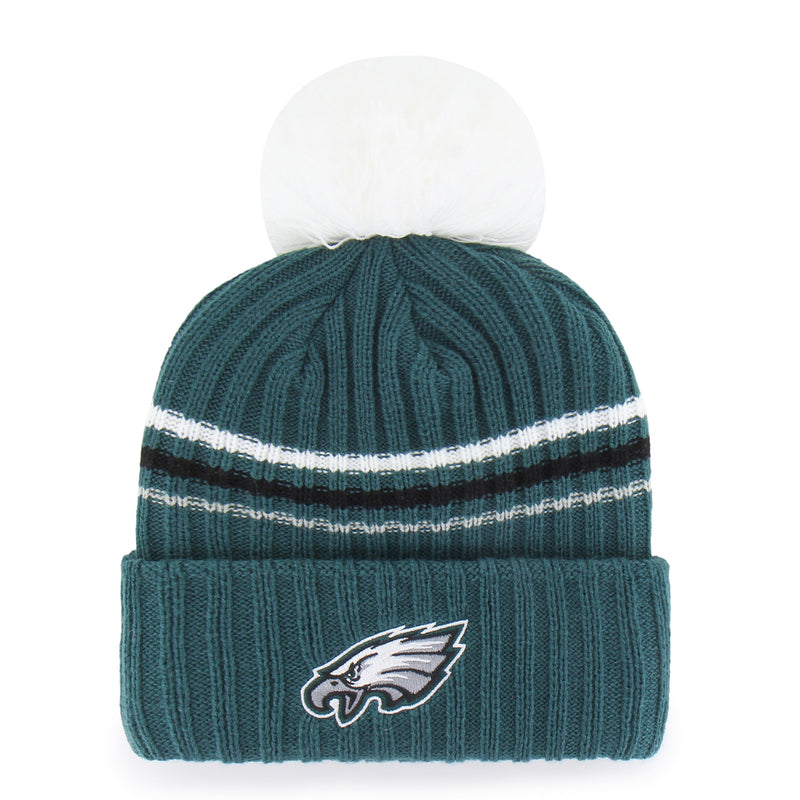 PHILADELPHIA EAGLES FUZZY SCRIPT '47 WOMEN'S CUFF KNIT
