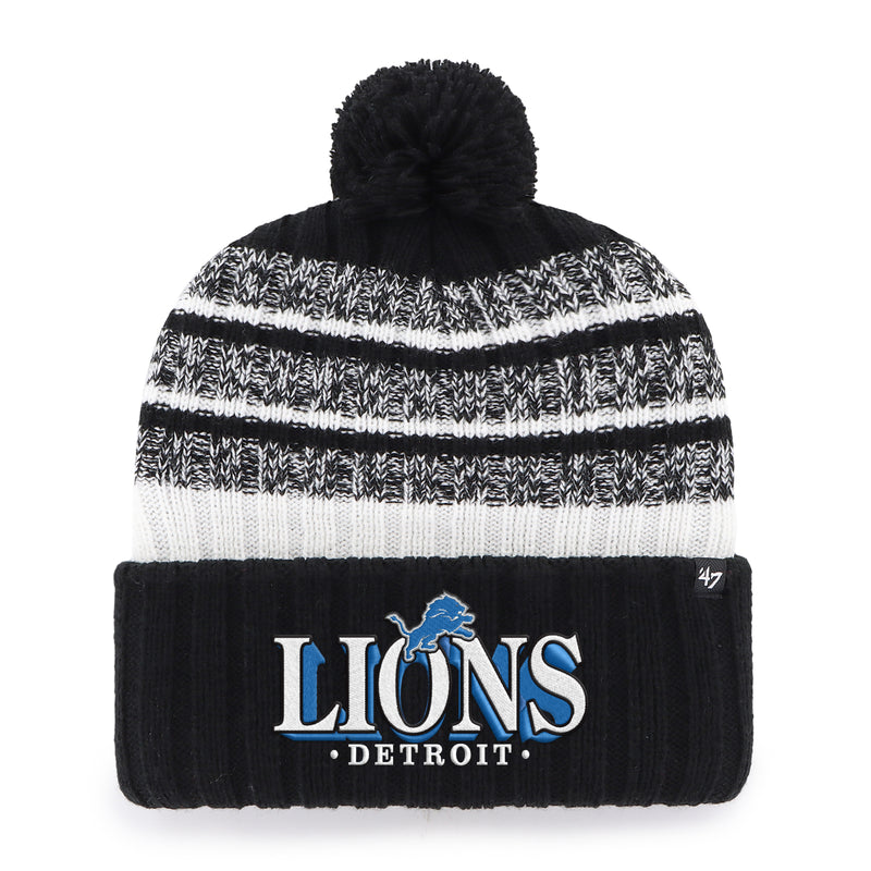 DETROIT LIONS GRAPHIC TAVERN '47 CUFF KNIT