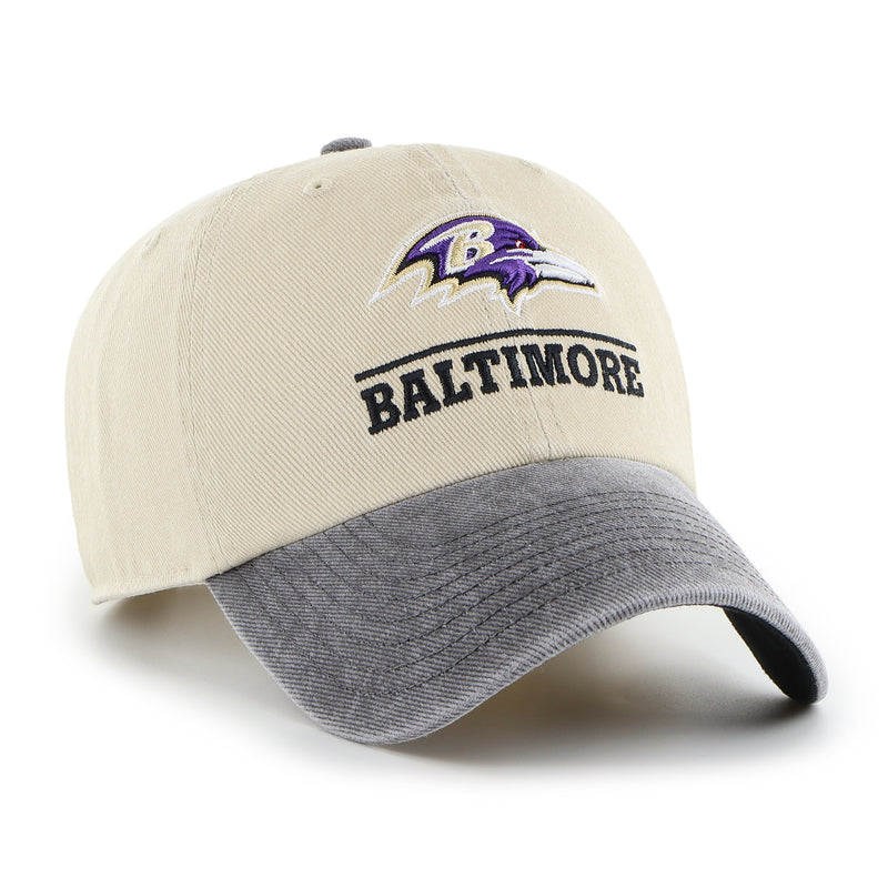 BALTIMORE RAVENS LOGO LINE TWO TONE '47 CLEAN UP