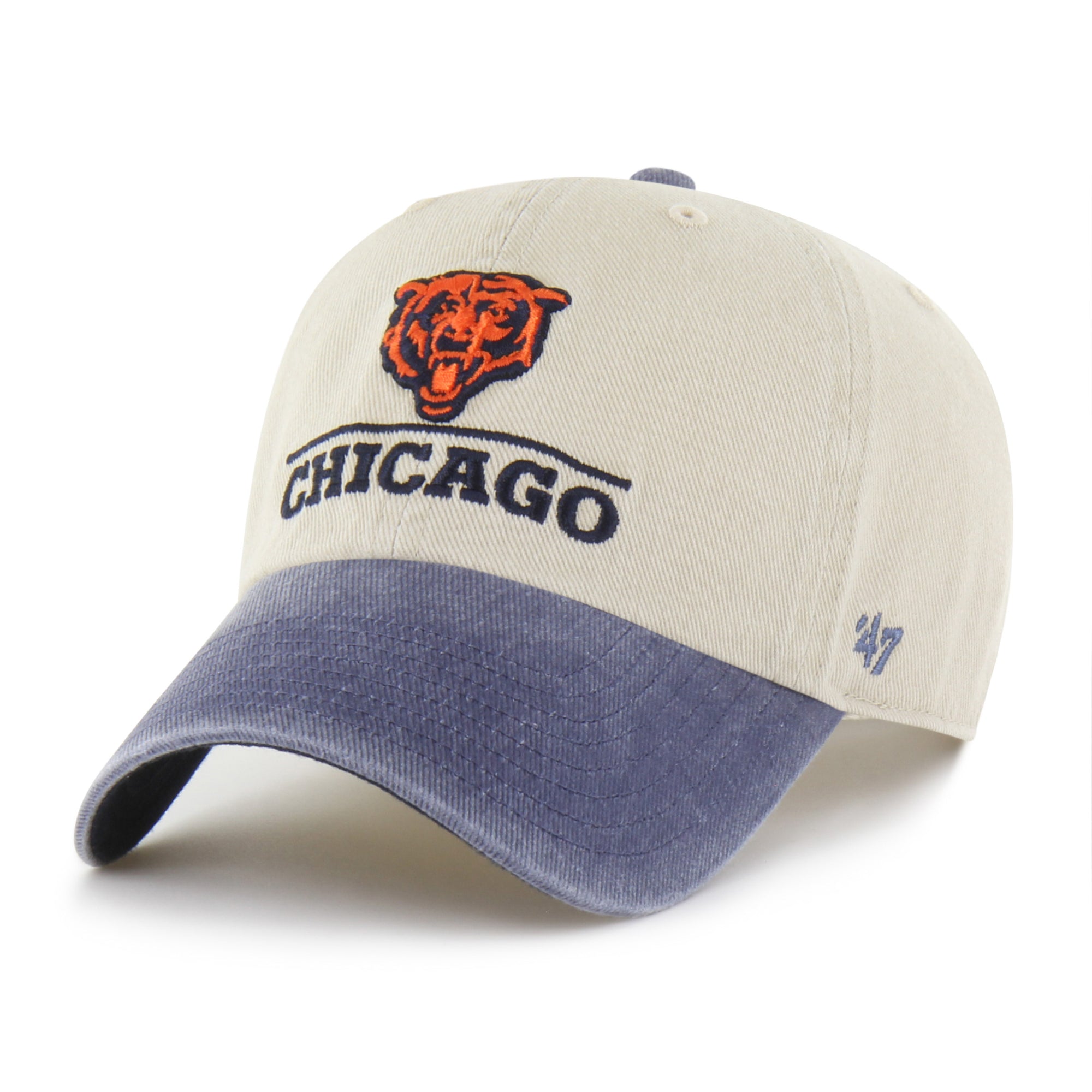 CHICAGO BEARS LOGO LINE TWO TONE '47 CLEAN UP