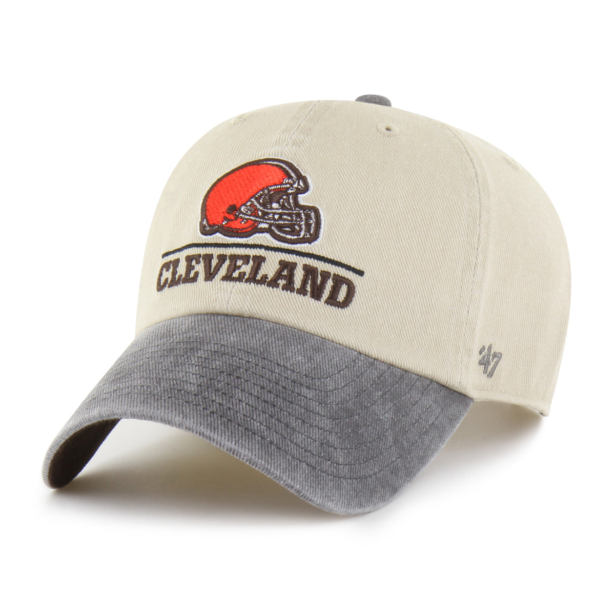 CLEVELAND BROWNS LOGO LINE TWO TONE '47 CLEAN UP