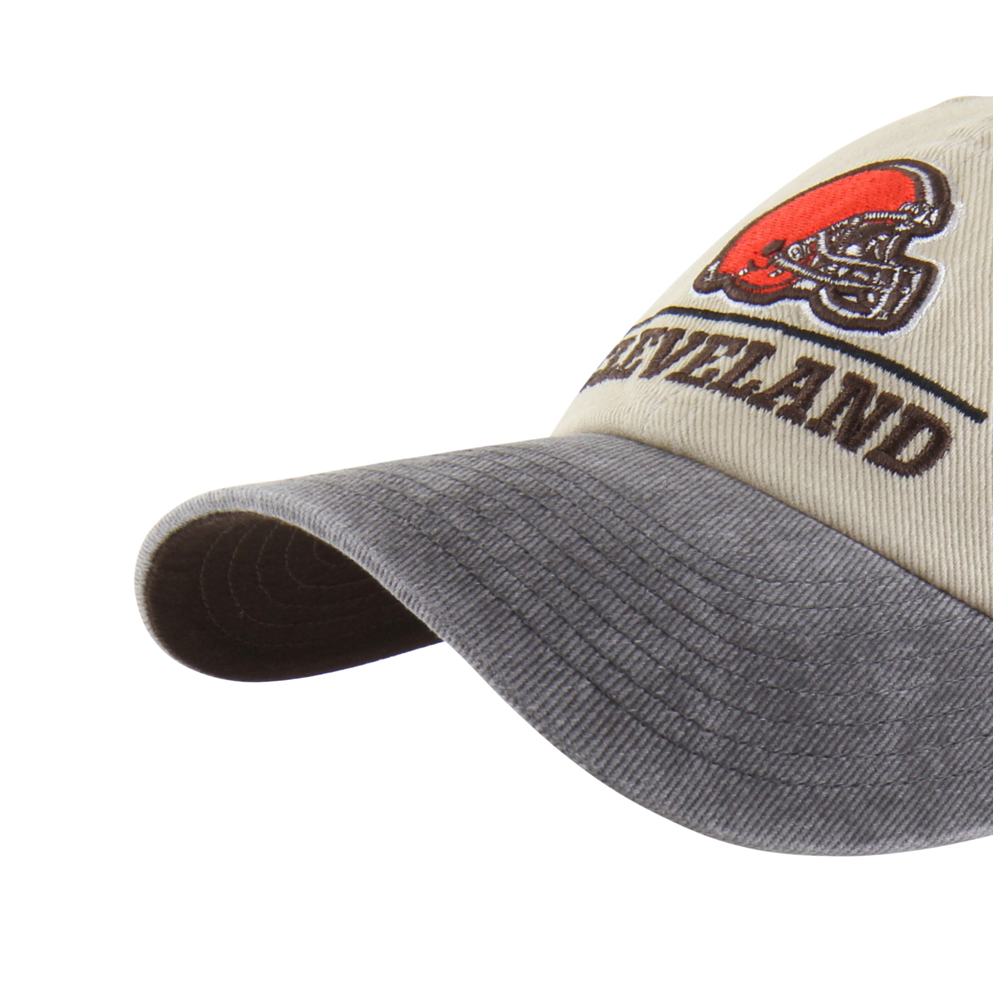 CLEVELAND BROWNS LOGO LINE TWO TONE '47 CLEAN UP