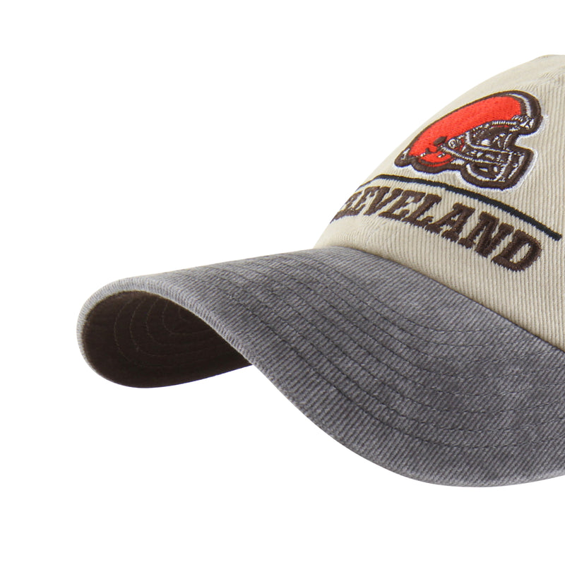 CLEVELAND BROWNS LOGO LINE TWO TONE '47 CLEAN UP