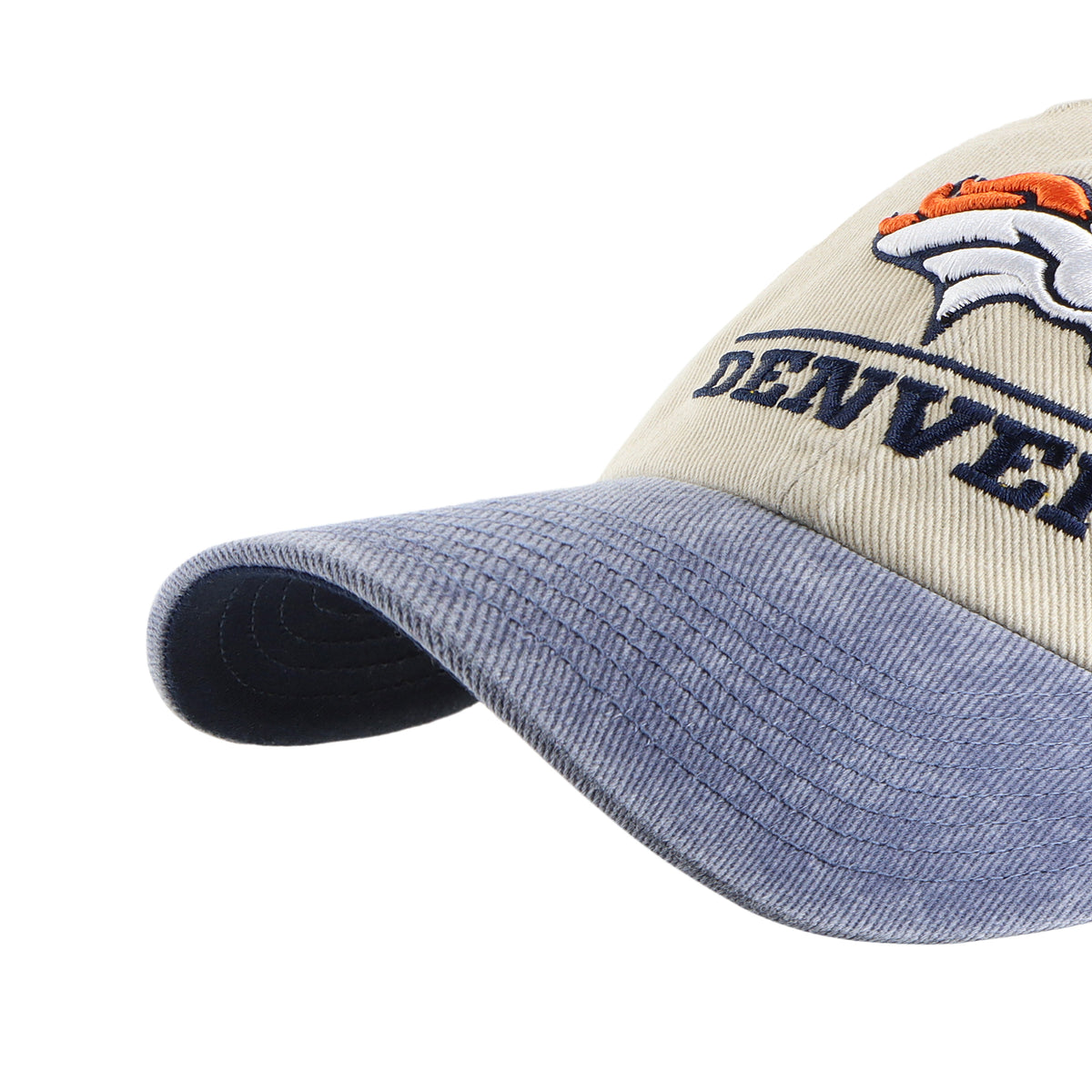 DENVER BRONCOS LOGO LINE TWO TONE '47 CLEAN UP