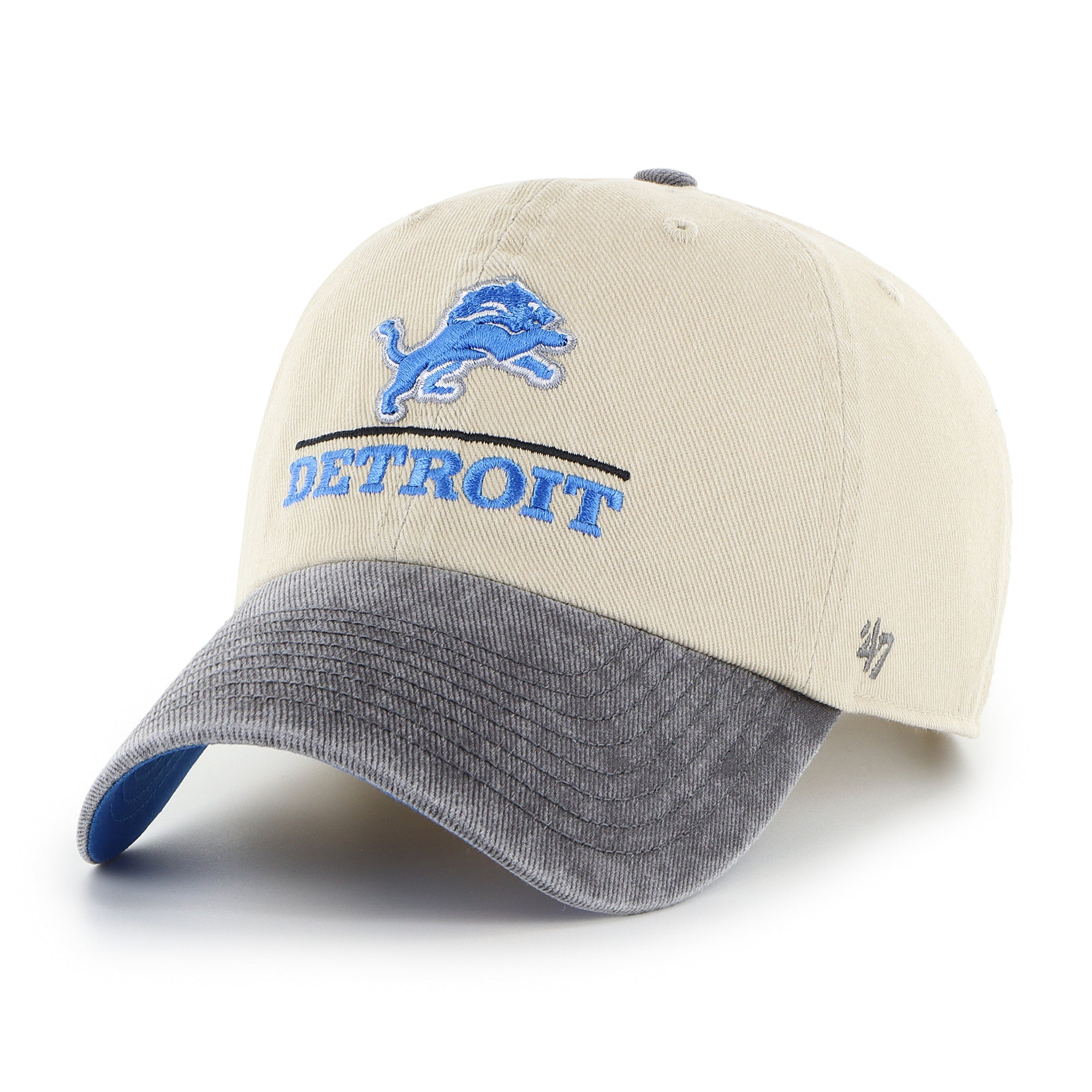 DETROIT LIONS LOGO LINE TWO TONE '47 CLEAN UP